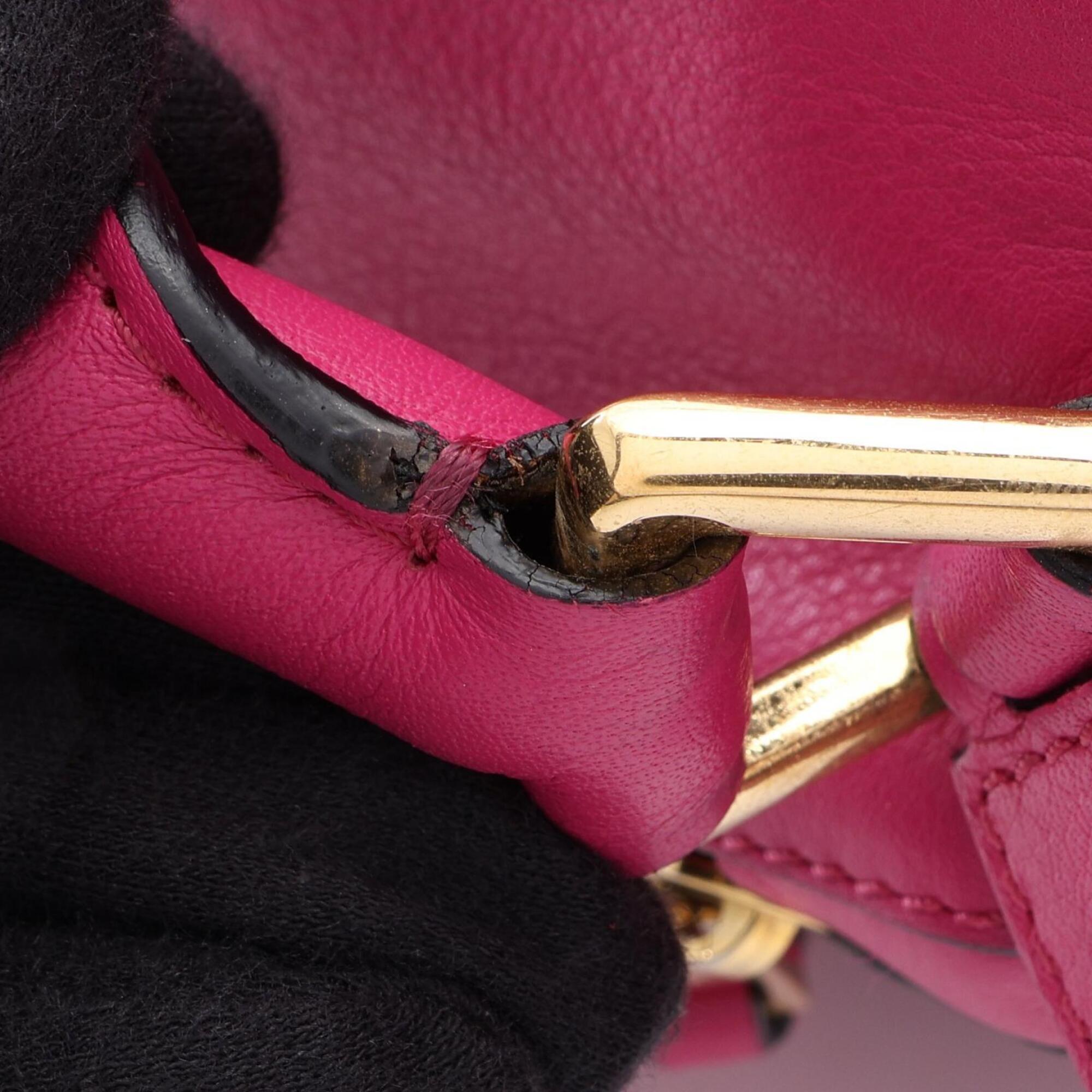 Loewe Pink Leather Handbag (Pre-Owned)