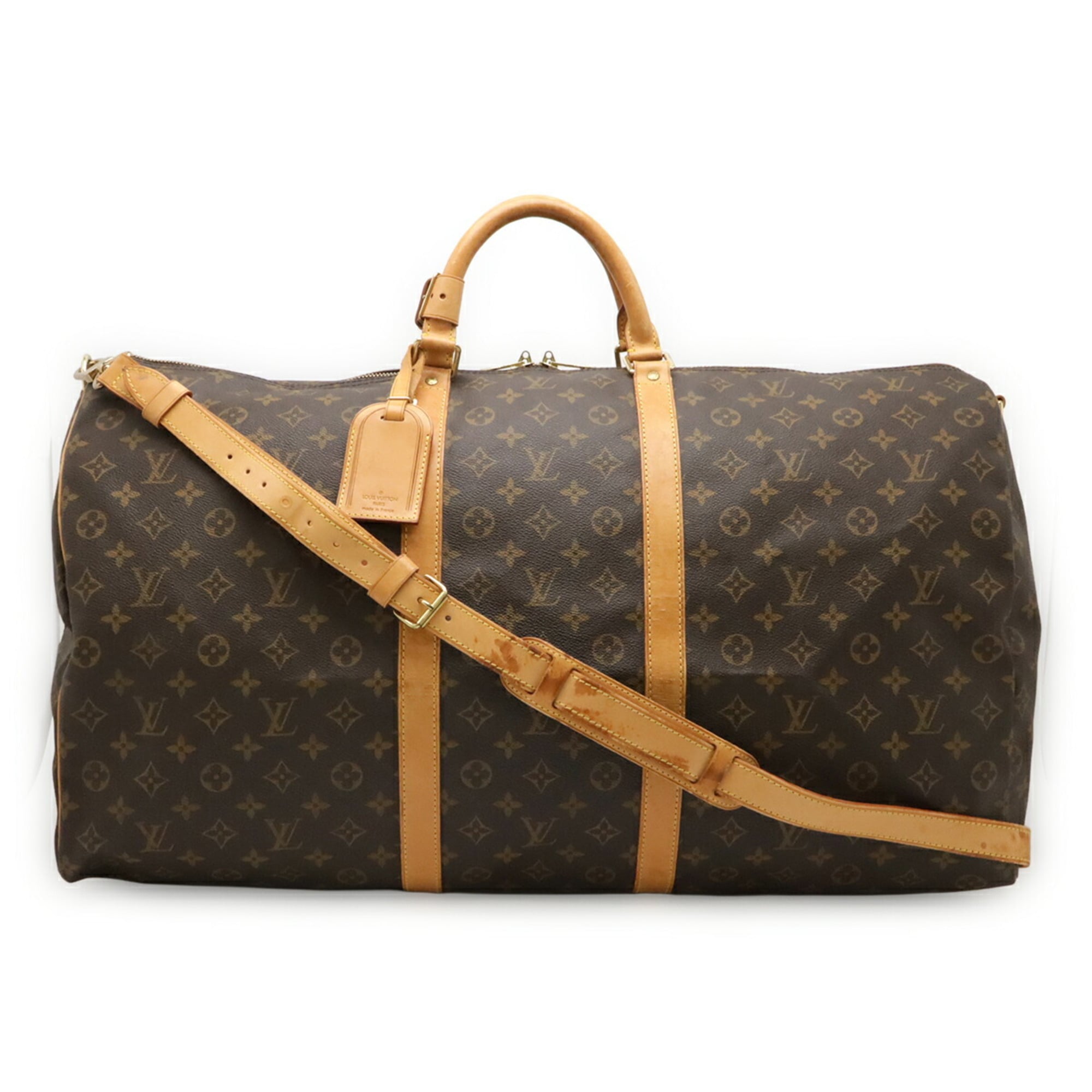 Louis Vuitton Brown Monogram Canvas Boston Bag Shoulder Bag (Pre-Owned)