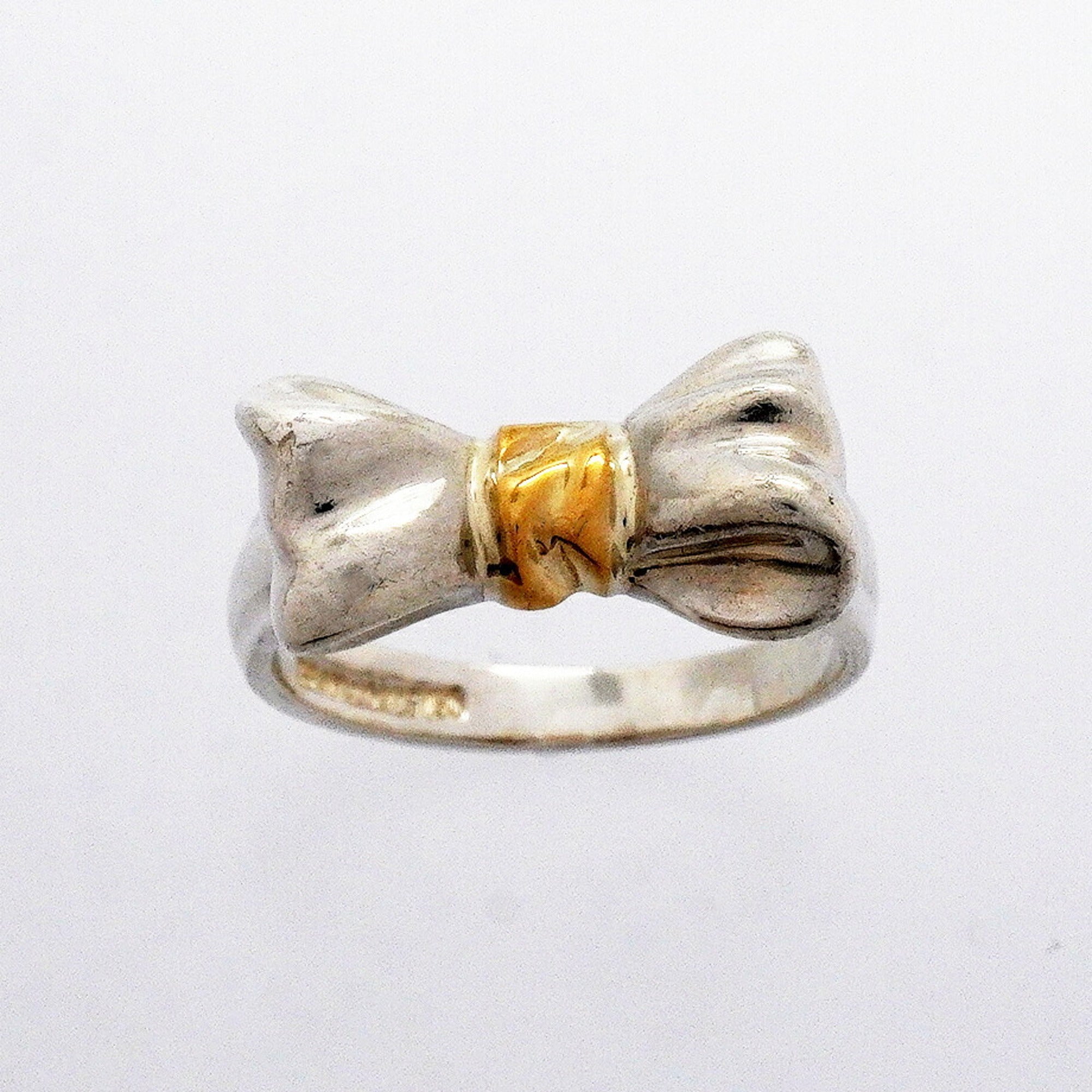 Tiffany Yellow Gold (18K) Silver 925 Band Ring (Pre-Owned)