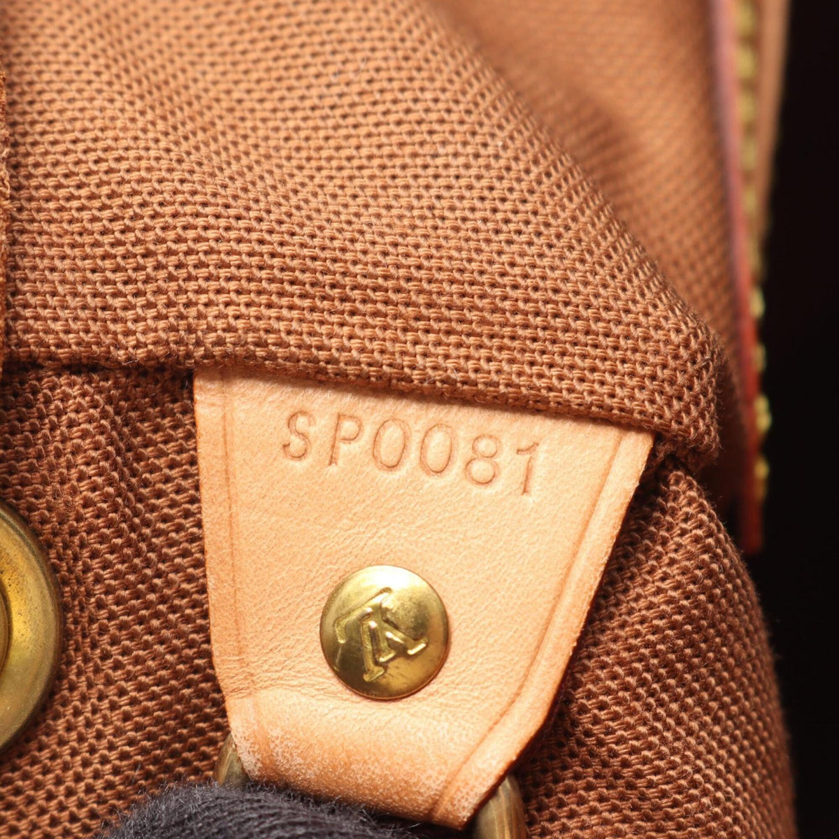 Louis Vuitton Brown Monogram Coated Canvas Backpack Handbag (Pre-Owned)