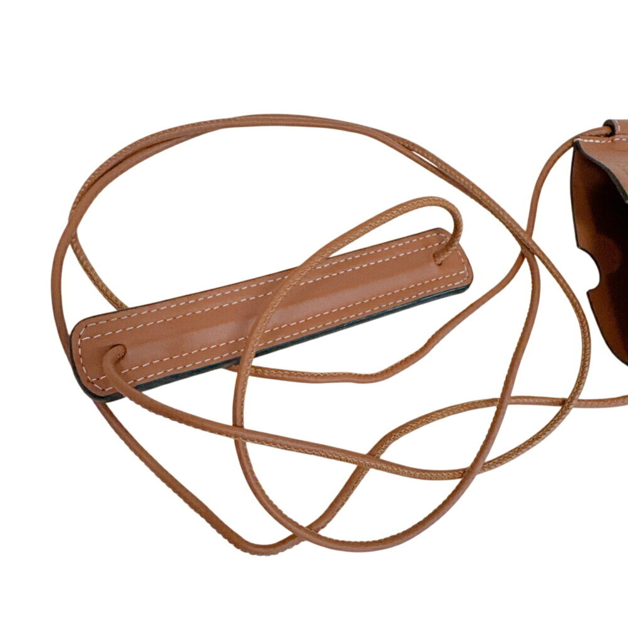 Loewe Brown Leather Pouch (Pre-Owned)