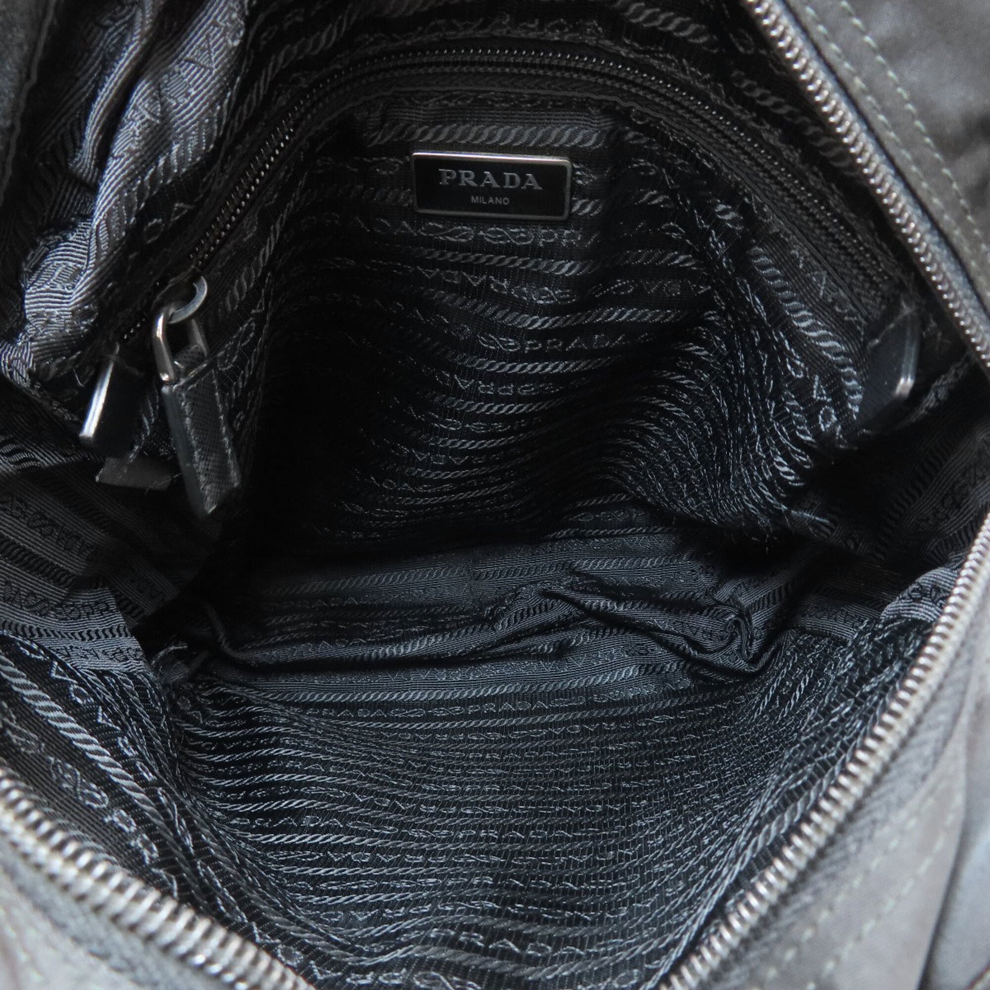 Prada Black Nylon Shoulder Bag (Pre-Owned)