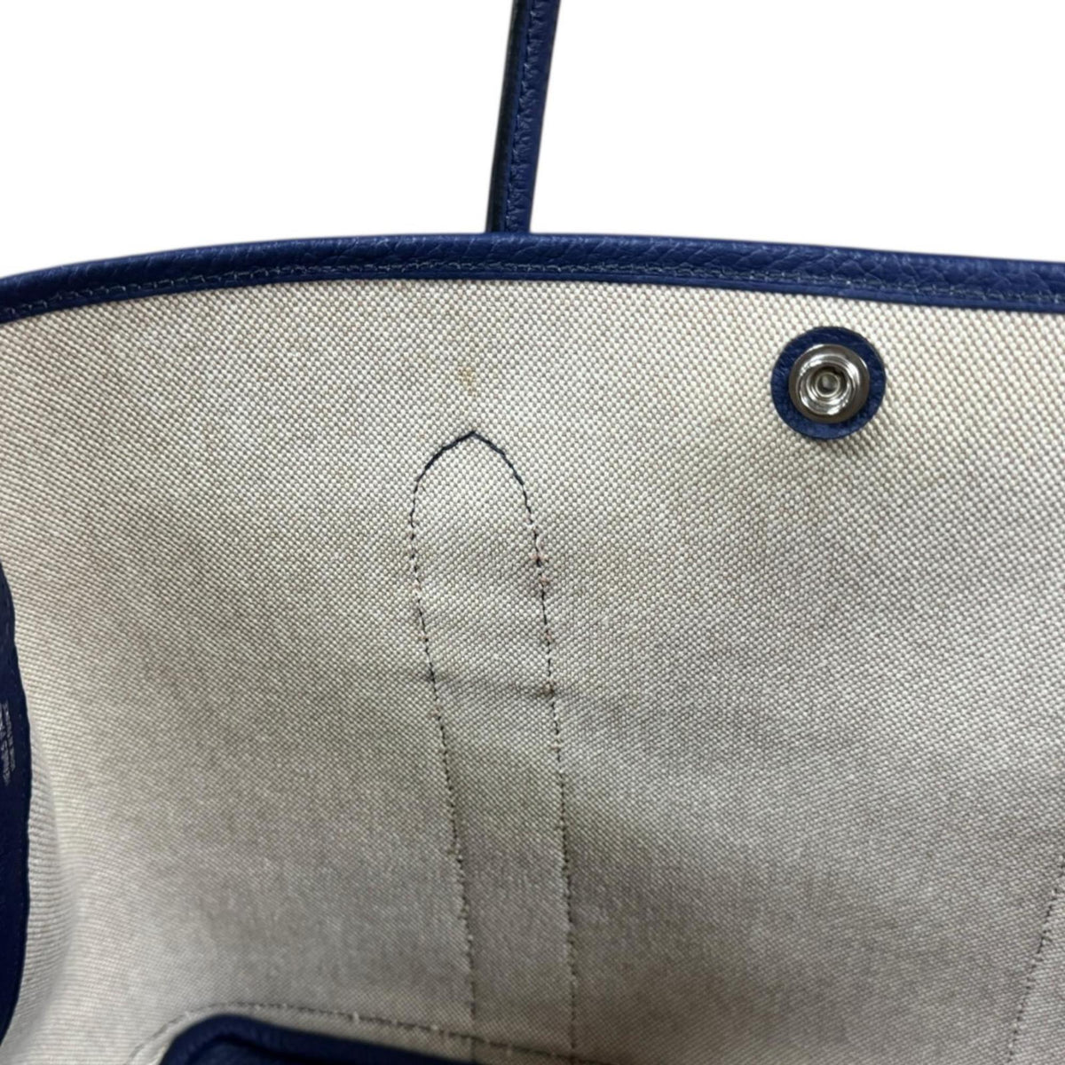 Hermes Blue Multi-Color Toile H Country Leather Shoulder Bag (Pre-Owned)