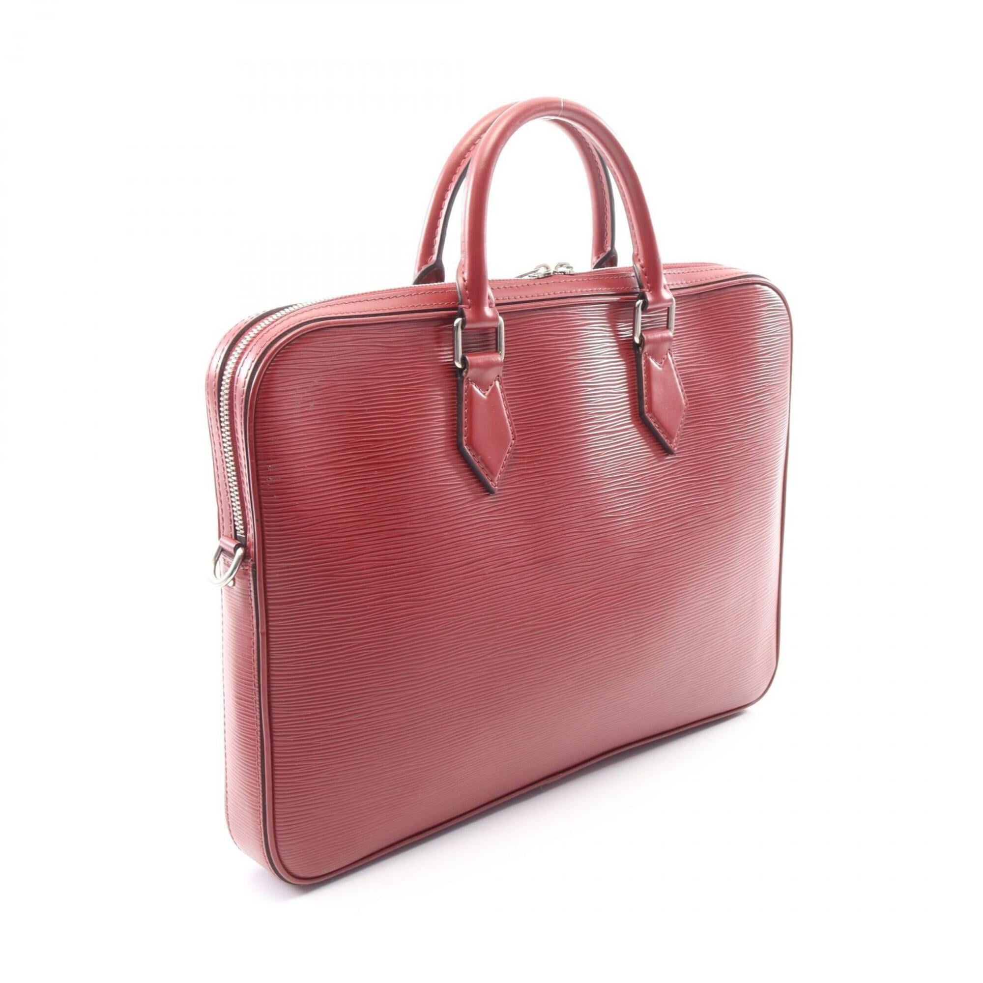 Louis Vuitton Bordeaux Epi Leather Briefcase Handbag (Pre-Owned)