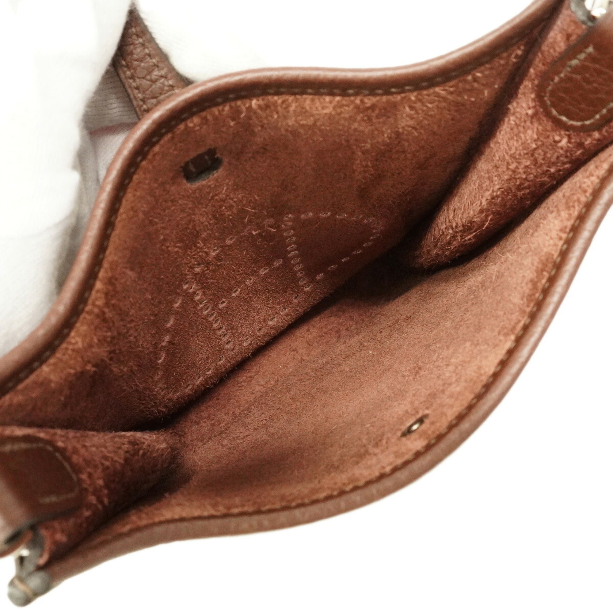 Hermes Brown Taurillon Clemence Leather Shoulder Bag (Pre-Owned)