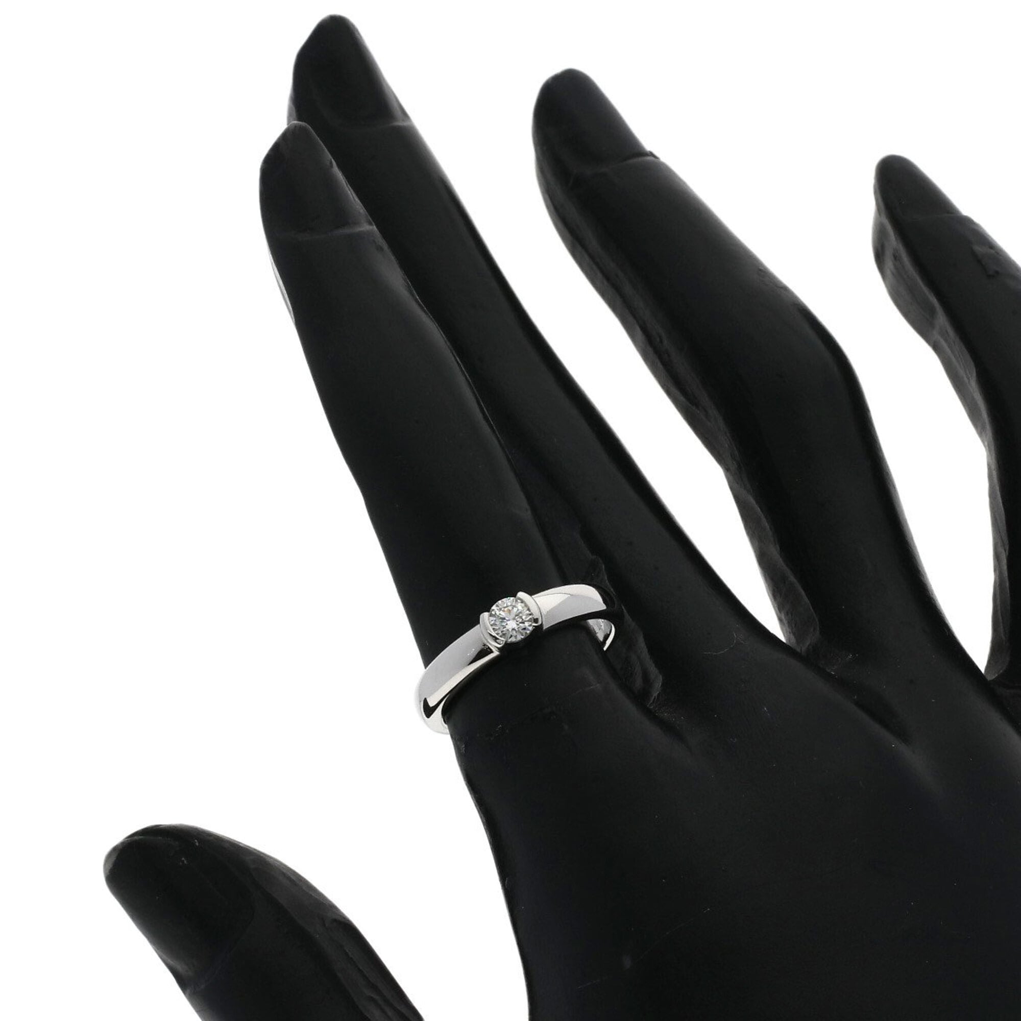 Tiffany Silver Platinum 950 Anniversary Ring (Pre-Owned)
