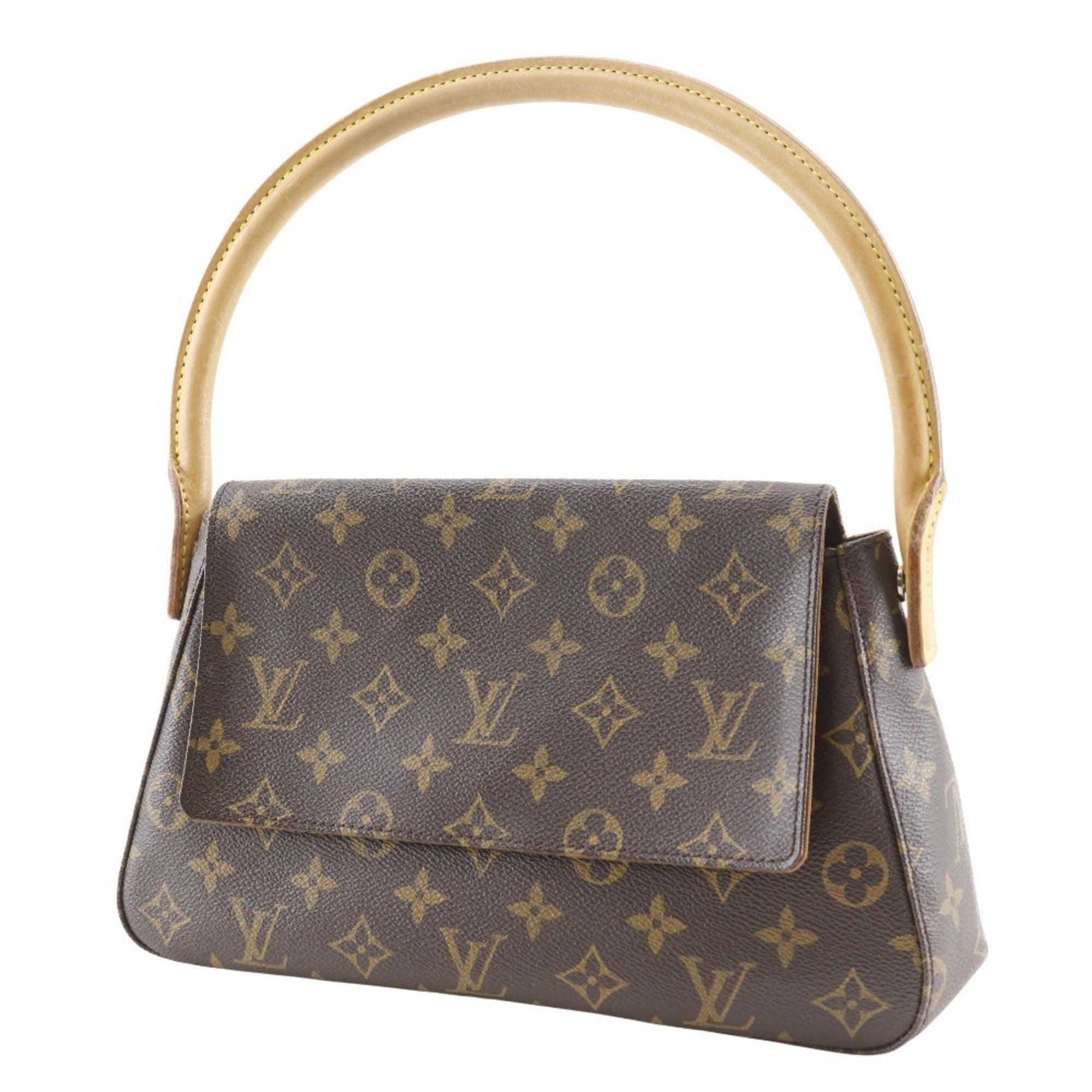 Louis Vuitton Brown Monogram Canvas Shoulder Bag (Pre-Owned)