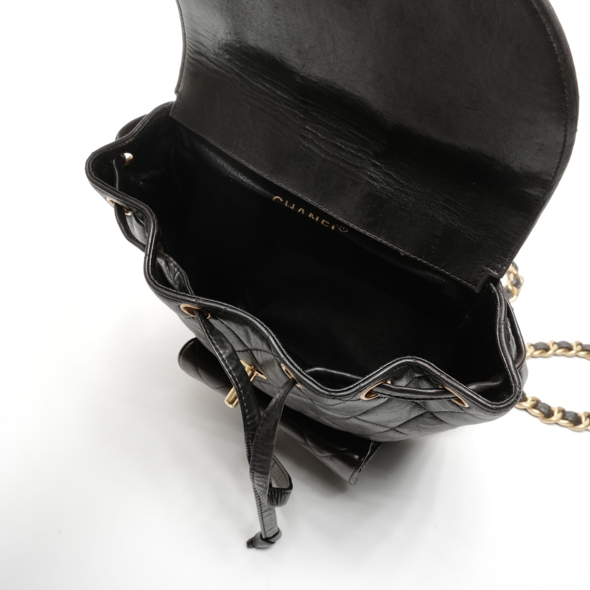 Chanel Matelasse Black Backpack (Pre-Owned)