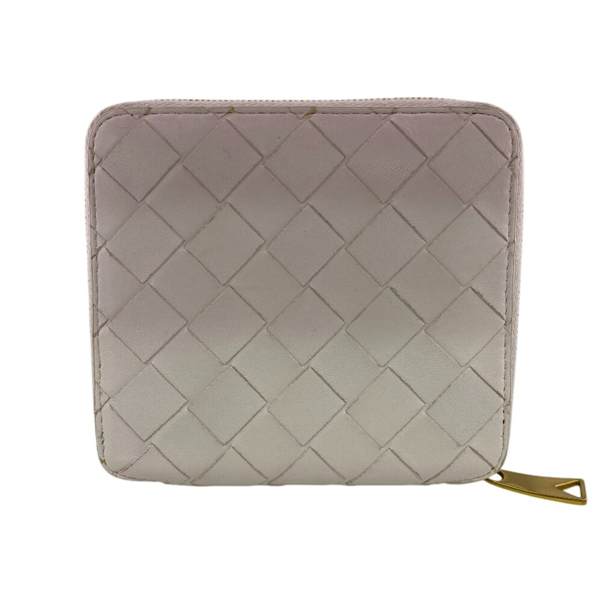 Bottega Veneta Pink Leather Long Bill Wallet (Bi-Fold) (Pre-Owned)