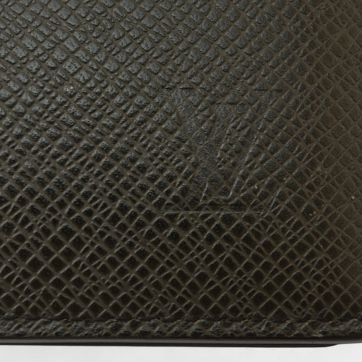 Louis Vuitton Ardoise Navy Leather Long Wallet (Bi-Fold) (Pre-Owned)
