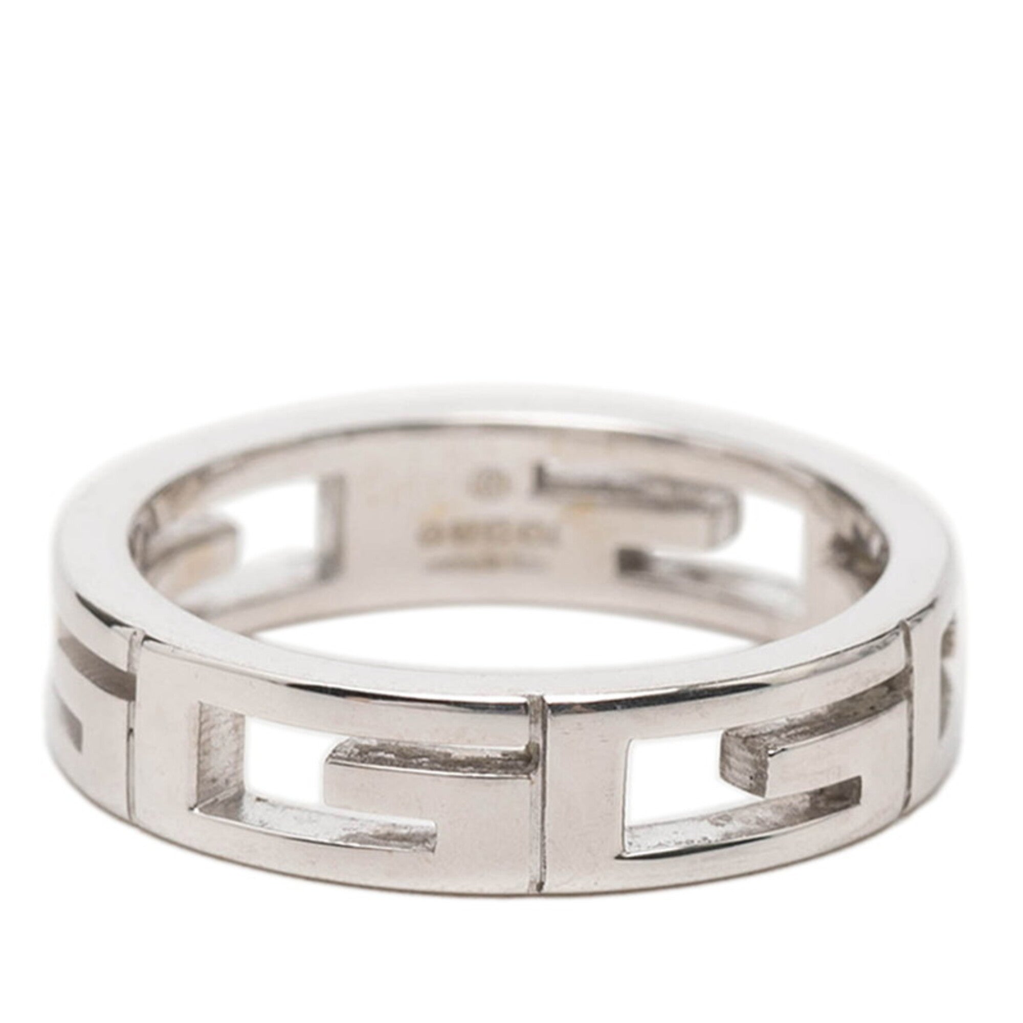 Gucci White Gold (18K) Band Ring (Pre-Owned)
