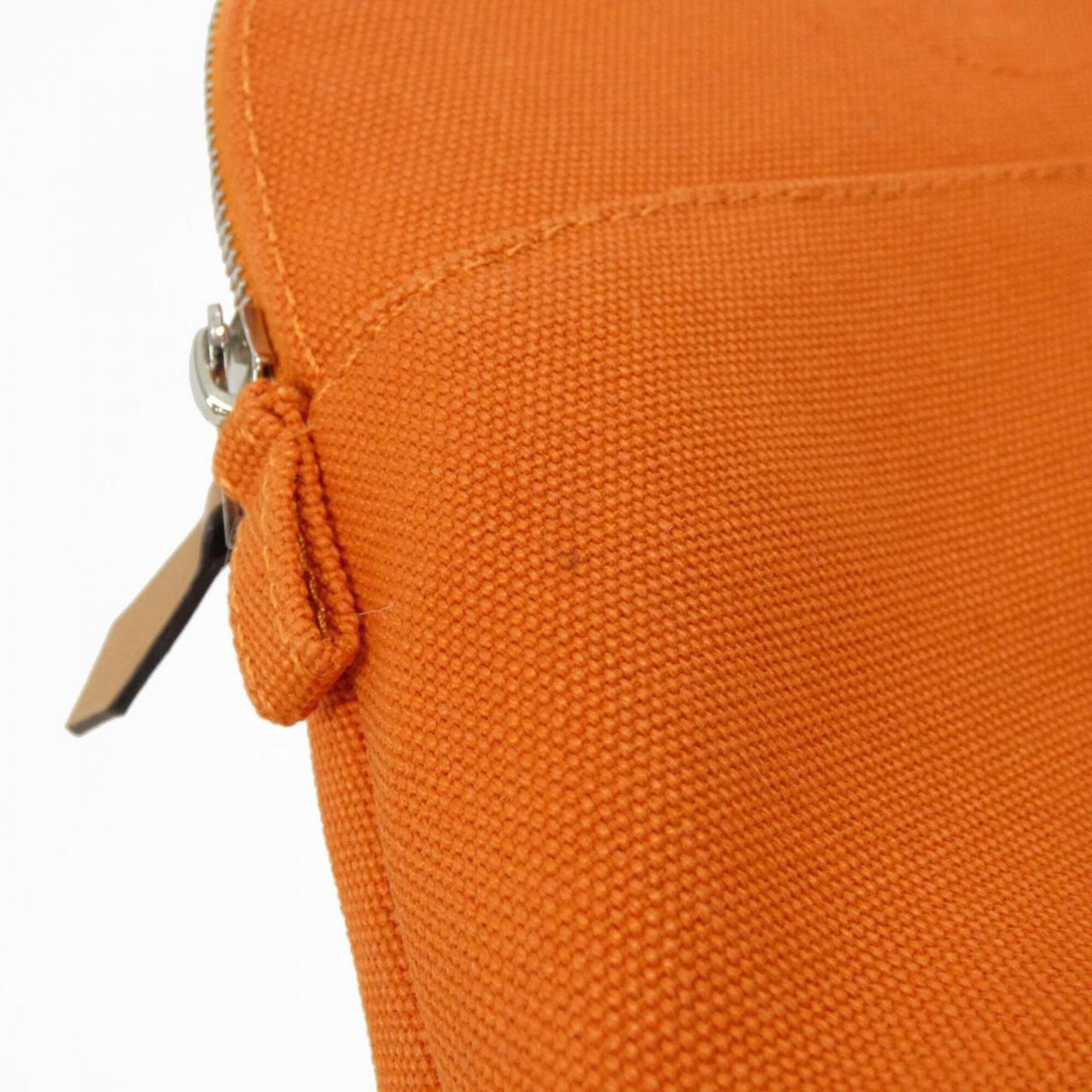 Hermes Orange Canvas Handbag Pouch (Pre-Owned)