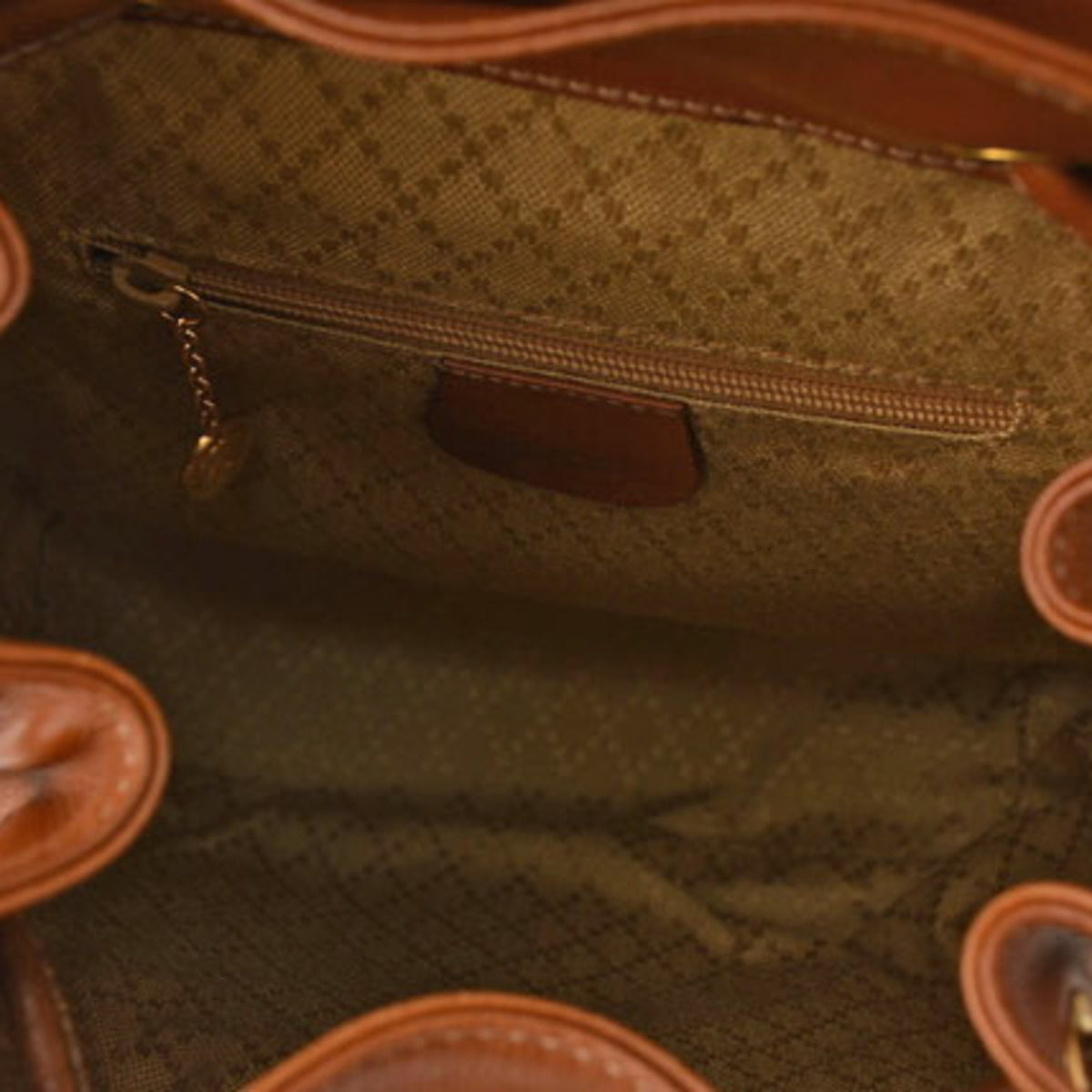 Gucci Brown Leather Backpack (Pre-Owned)