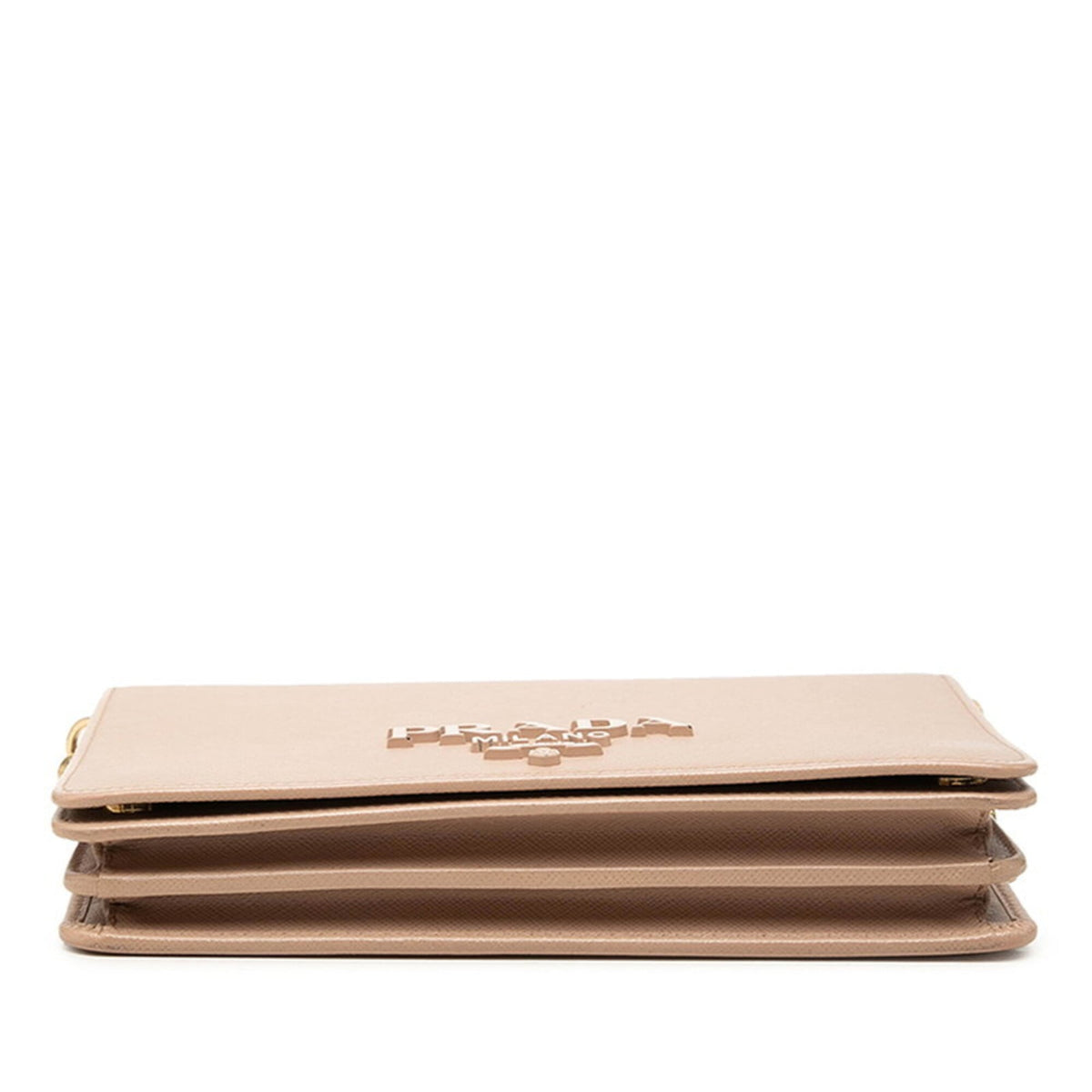 Prada Beige Leather Shoulder Bag (Pre-Owned)