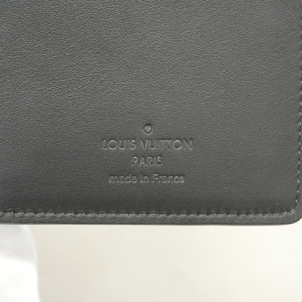 Louis Vuitton Black Navy Long Wallet (Bi-Fold) (Pre-Owned)