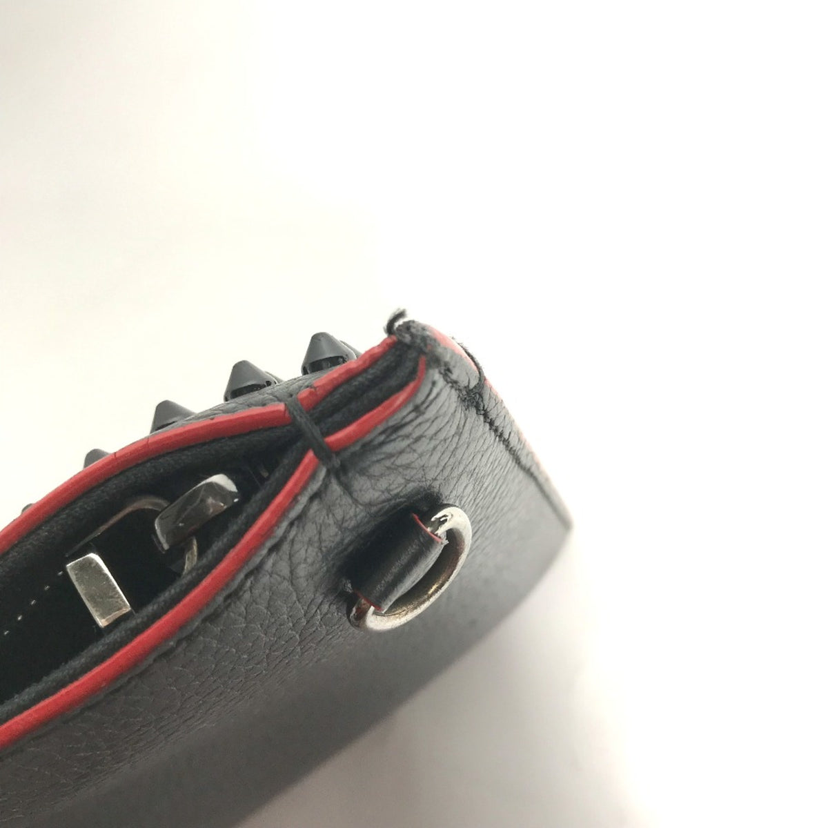 Christian Louboutin Black Leather Shoulder Bag (Pre-Owned)