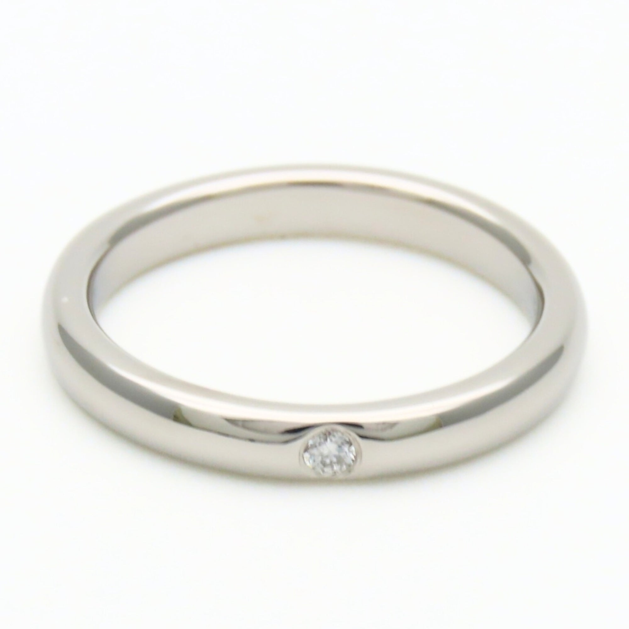Tiffany Platinum Platinum 950 Band Ring (Pre-Owned)