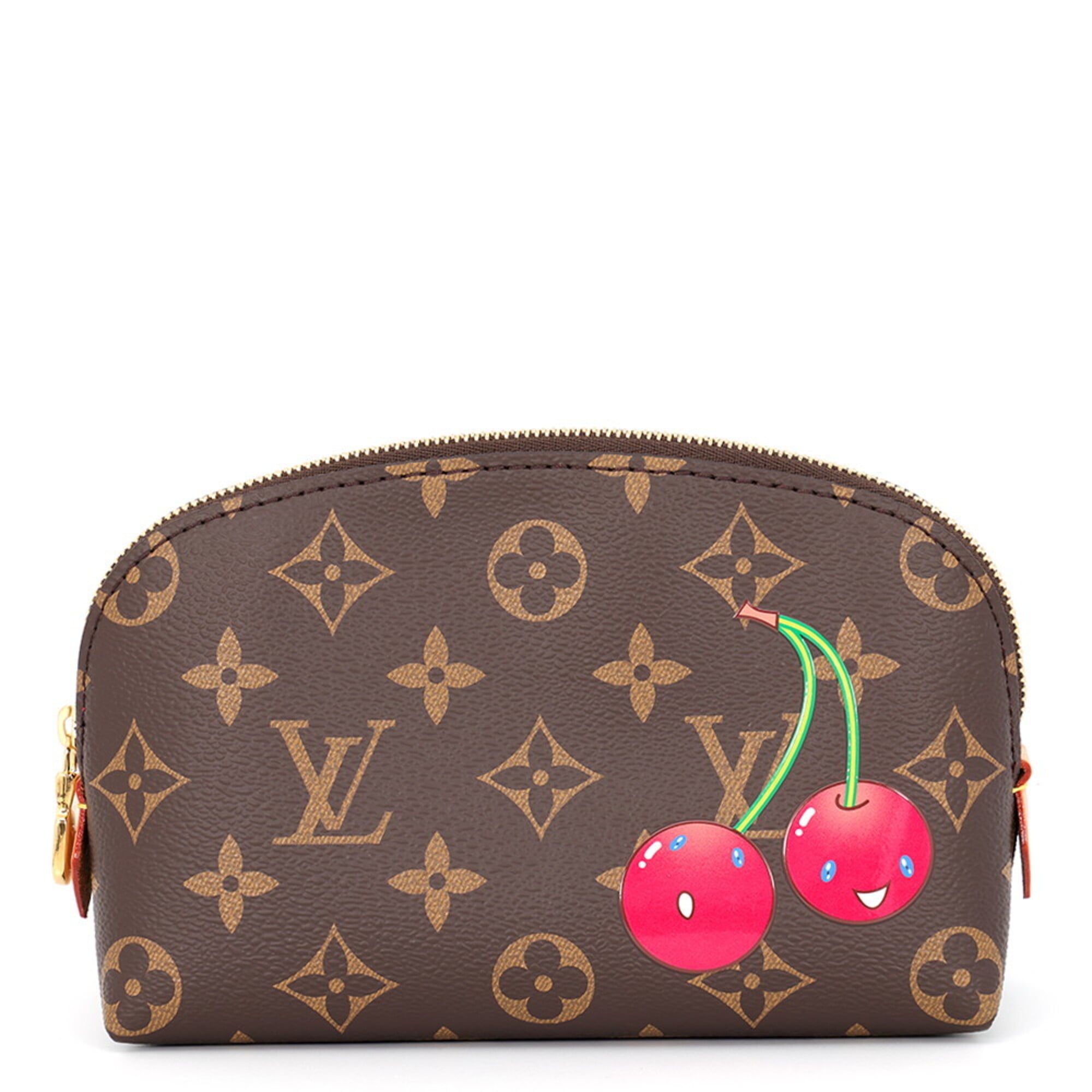 Louis Vuitton Monogram Cherry Monogram Cherry Red Color Pochette Pouch (Pre-Owned)