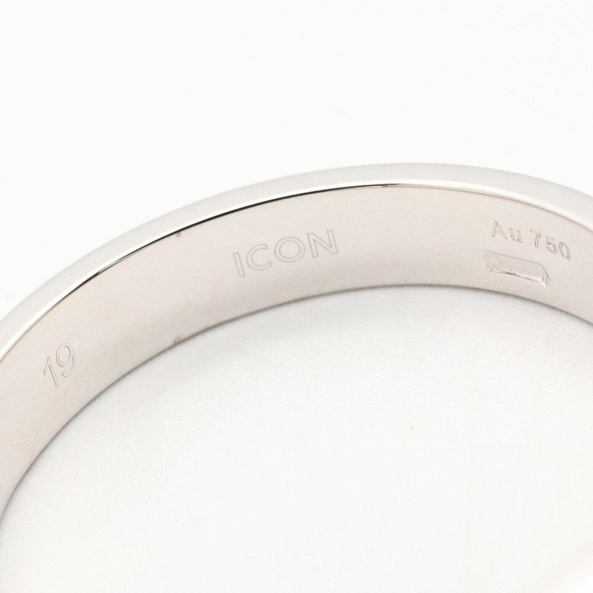 Gucci Silver White Gold (18K) Band Ring (Pre-Owned)
