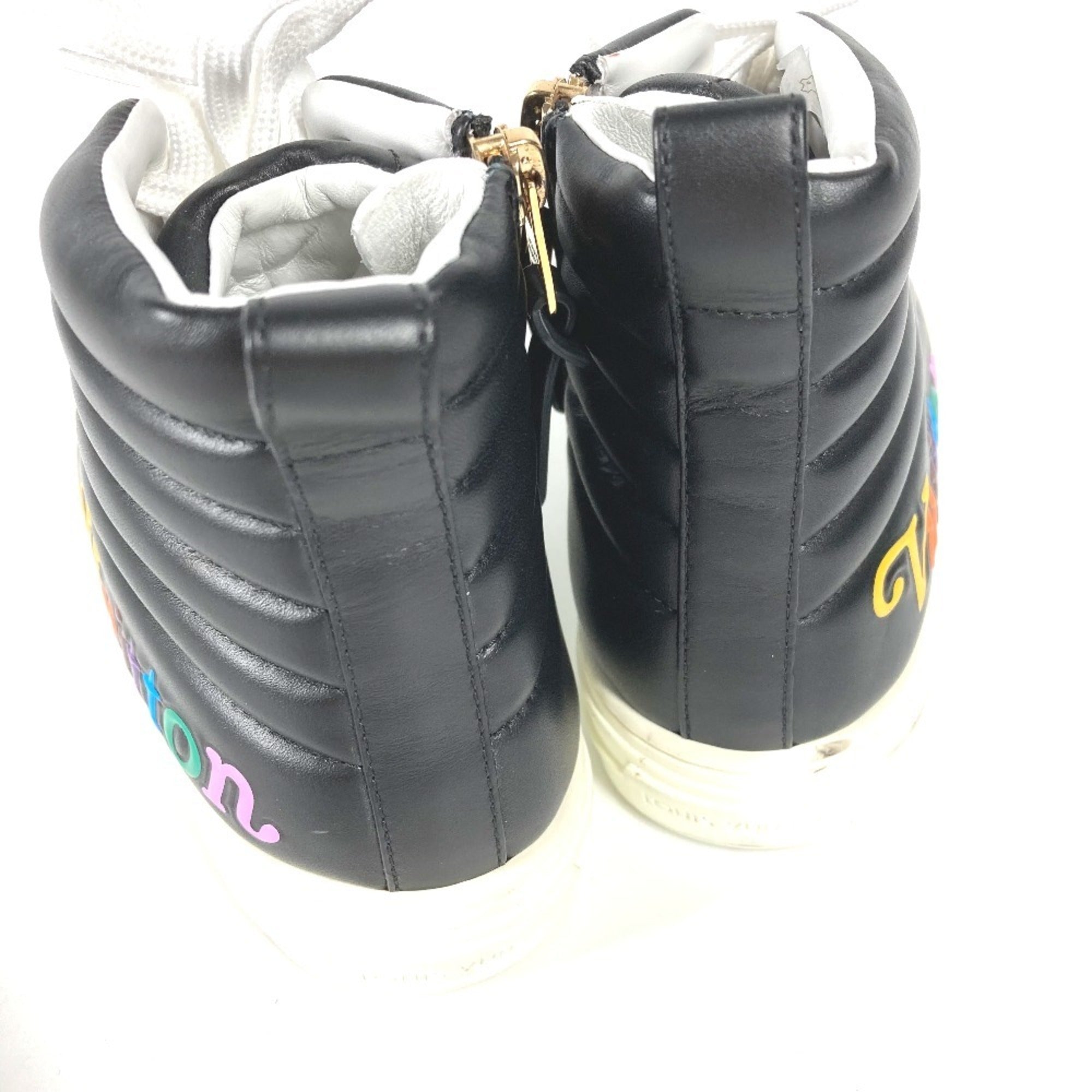 Louis Vuitton Black Multi-Color Sneakers (Pre-Owned)