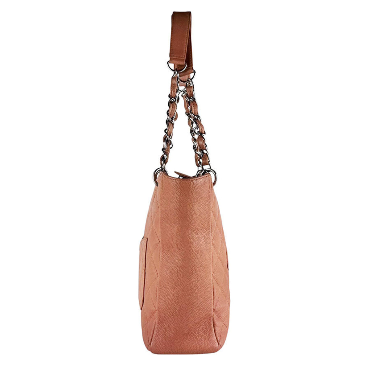 Chanel Pink Grained Calfskin Handbag (Pre-Owned)