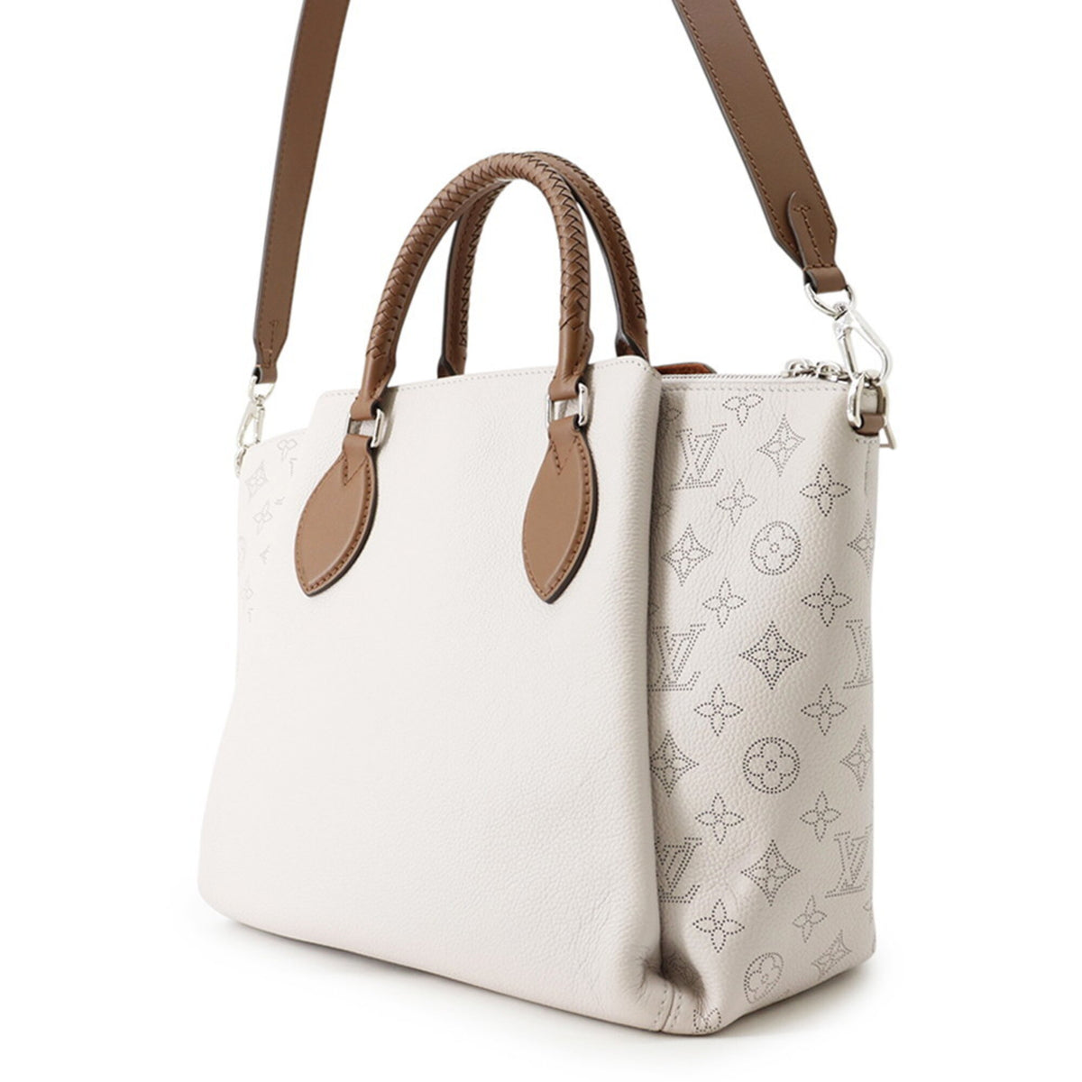 Louis Vuitton Galle Monogram Mahina Leather Handbag Shoulder Bag (Pre-Owned)