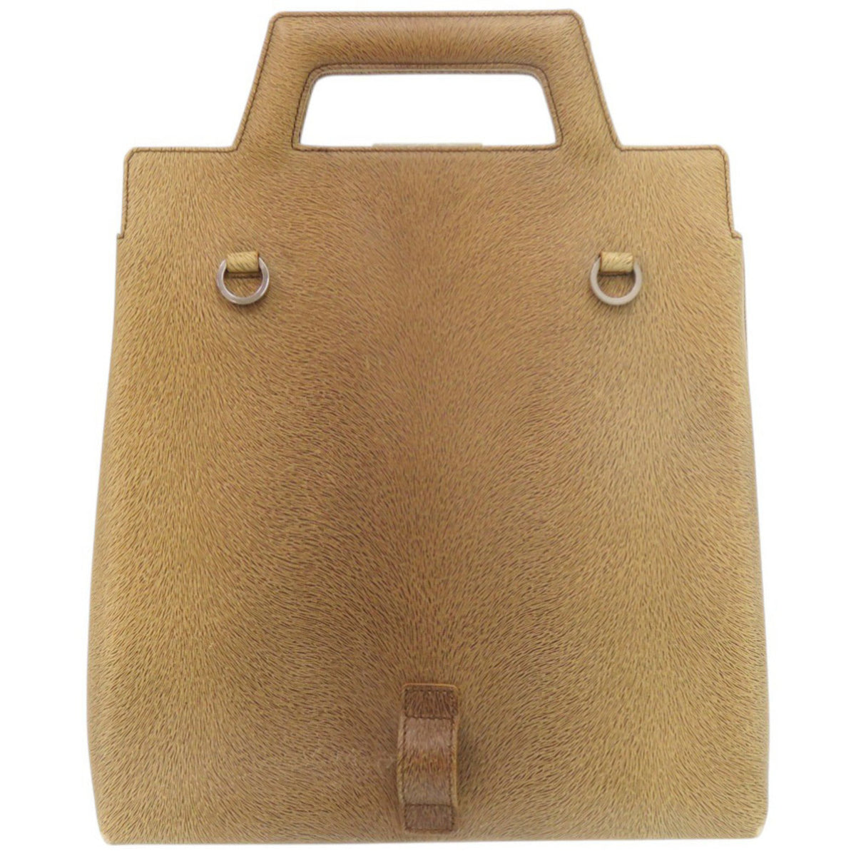 Salvatore Ferragamo Brown Leather Handbag (Pre-Owned)