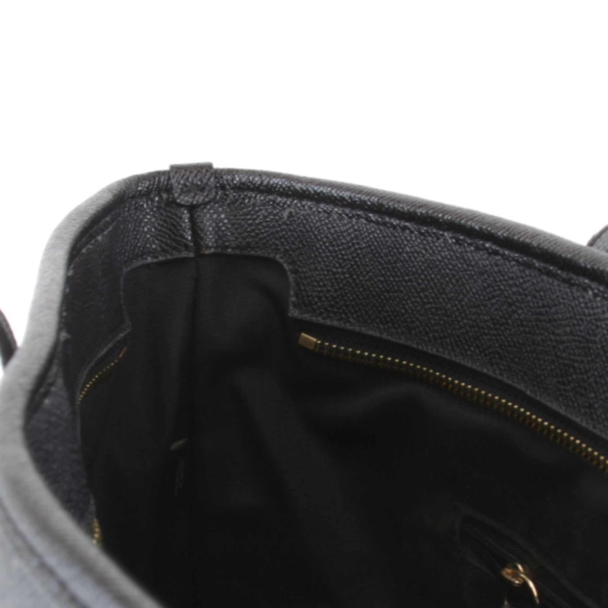 Coach Black Leather Tote Bag (Pre-Owned)