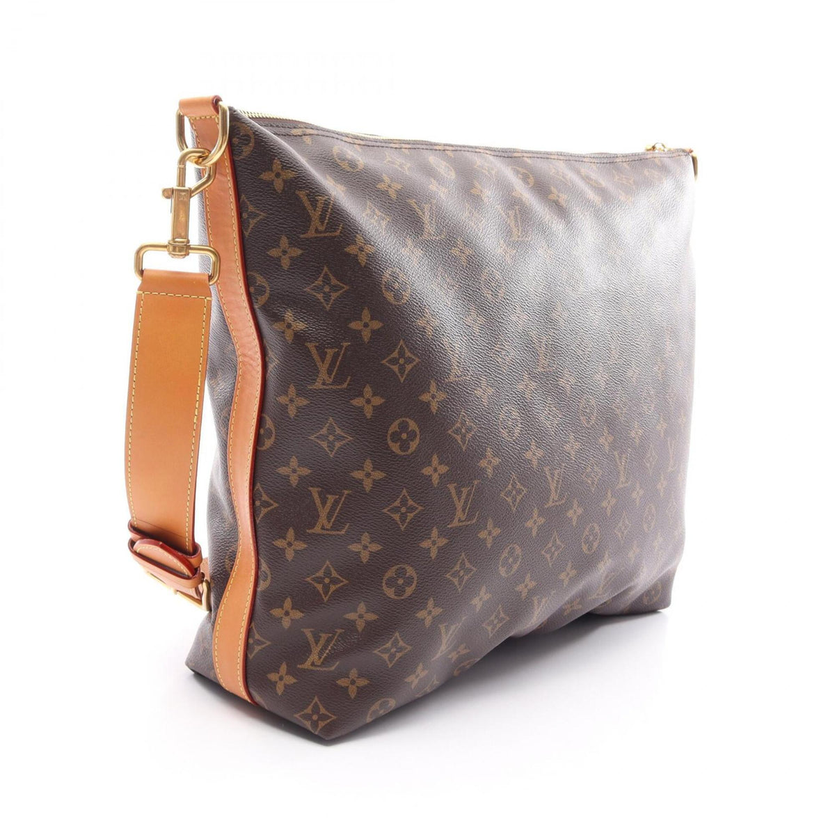 Louis Vuitton Brown Monogram Monogram Leather Handbag Shoulder Bag (Pre-Owned)