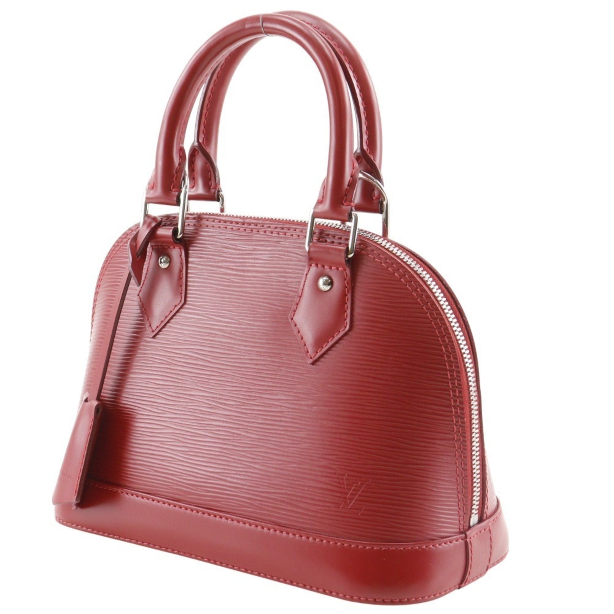 Louis Vuitton Red Color Epi Leather Handbag (Pre-Owned)