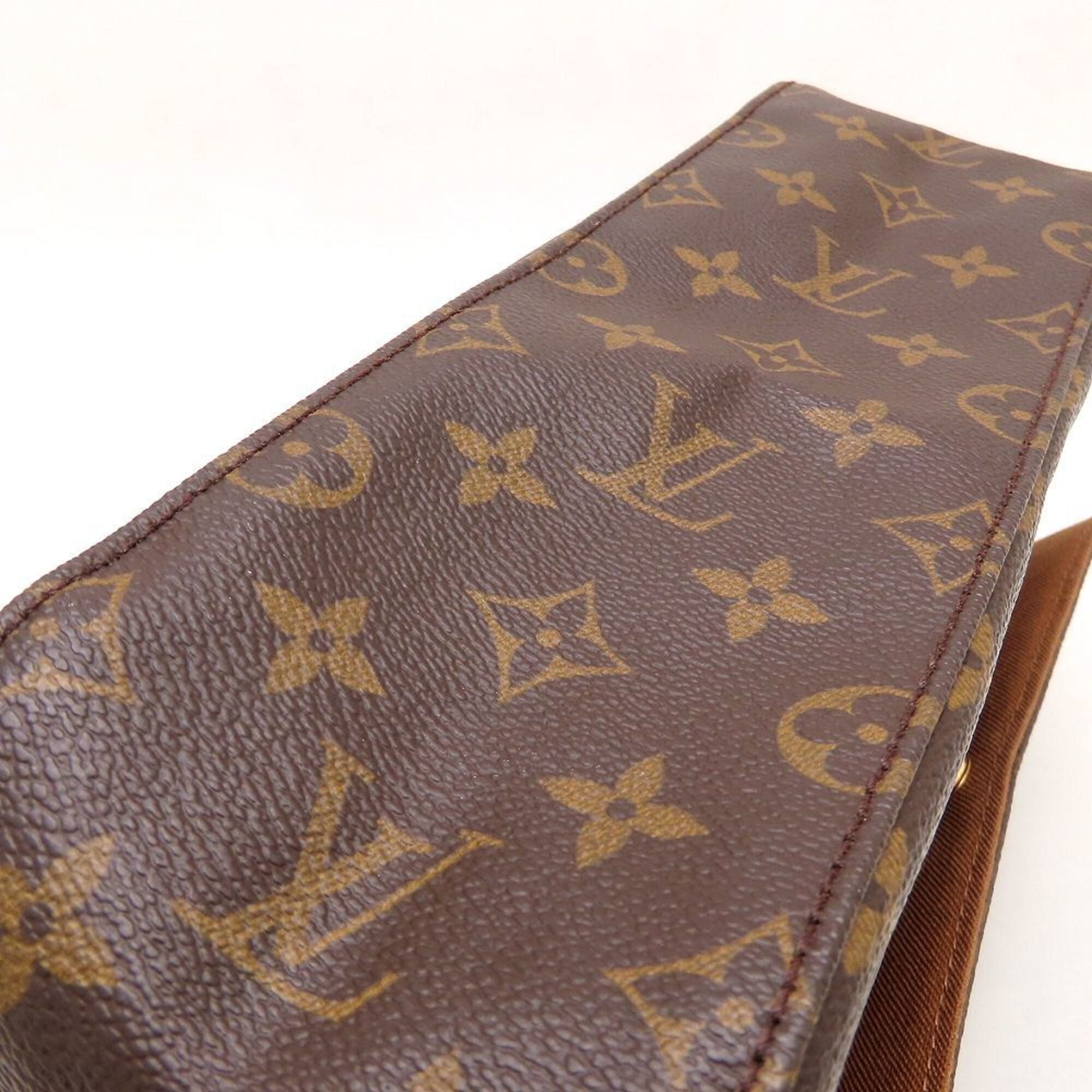 Louis Vuitton Brown Monogram Mini Handbag (Pre-Owned)