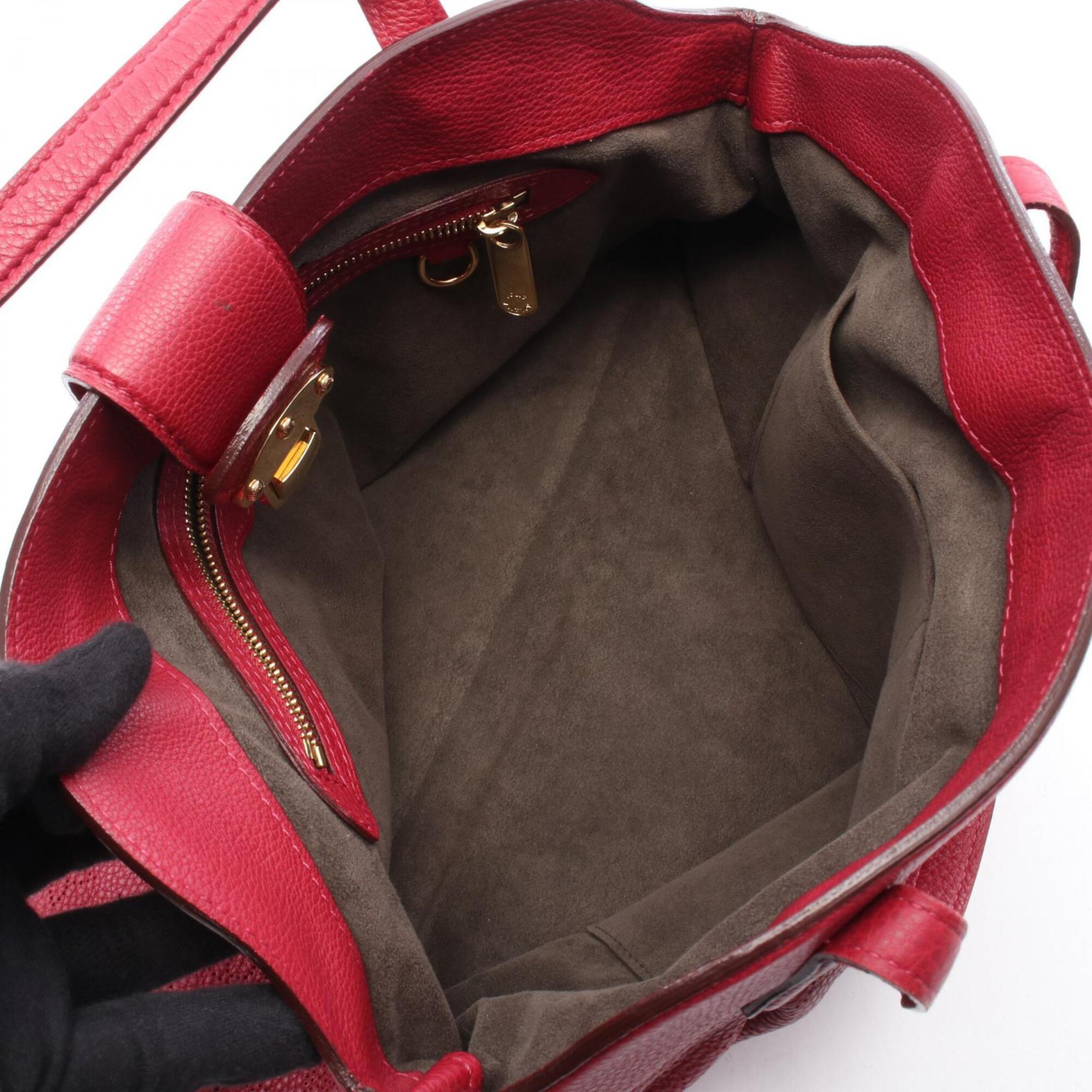 Louis Vuitton Pink Mahina Leather Handbag (Pre-Owned)