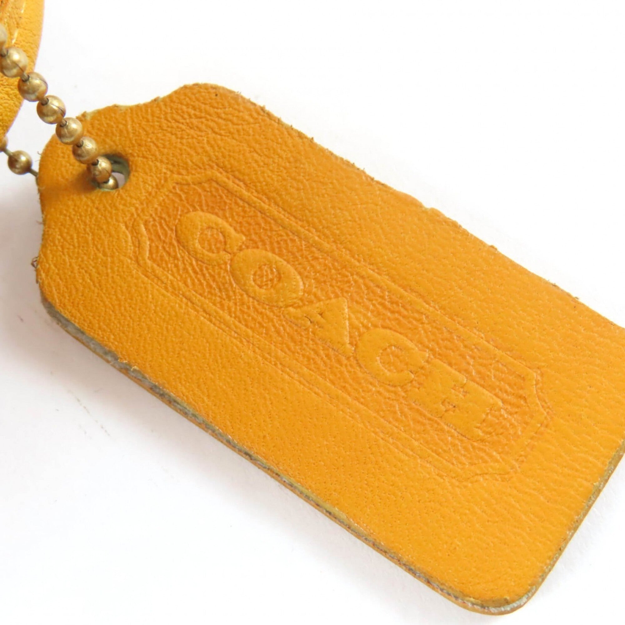 Coach Yellow Leather Shoulder Bag (Pre-Owned)