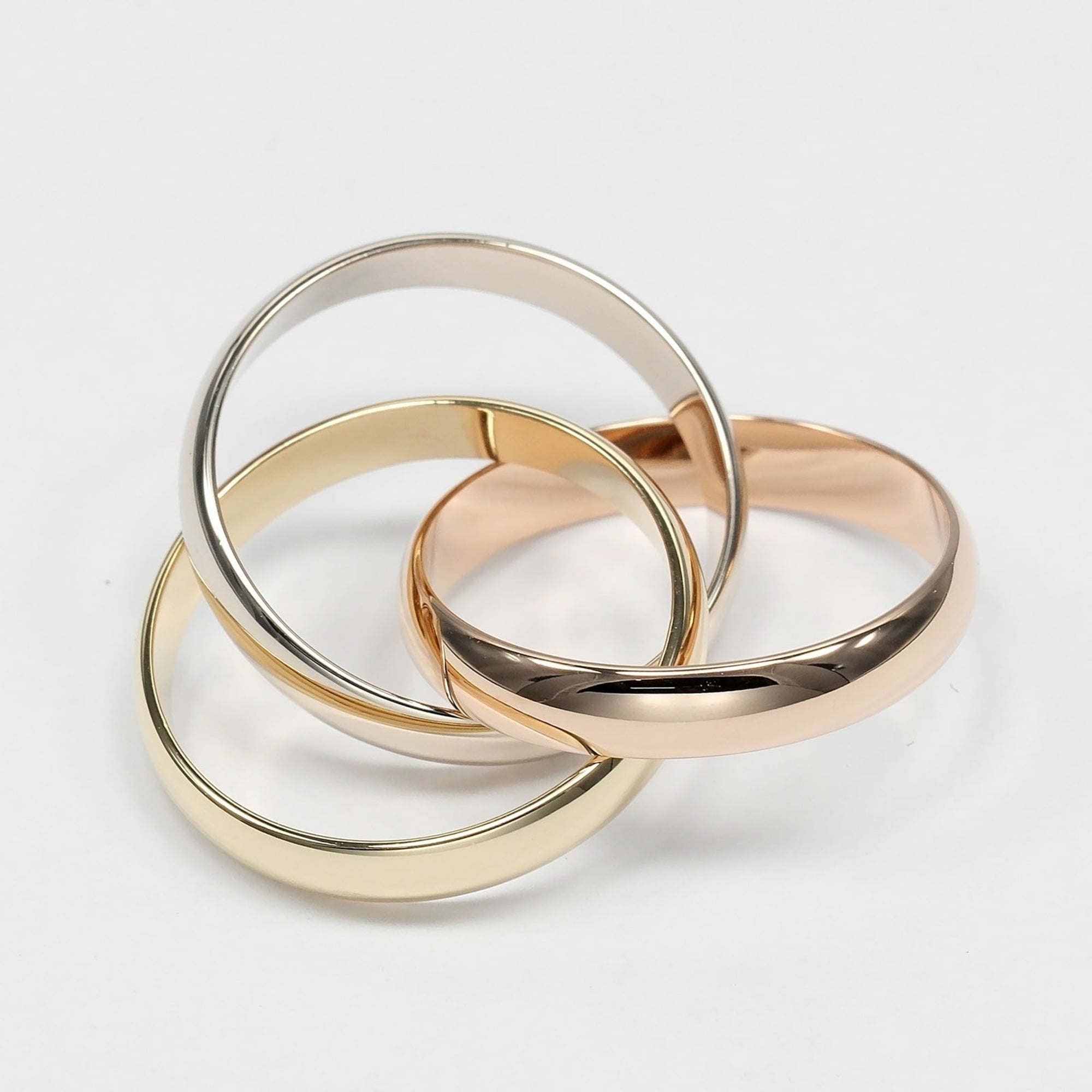 Cartier Yellow Gold (18K) Pink Gold (18K) White Gold (18K) Band Ring (Pre-Owned)