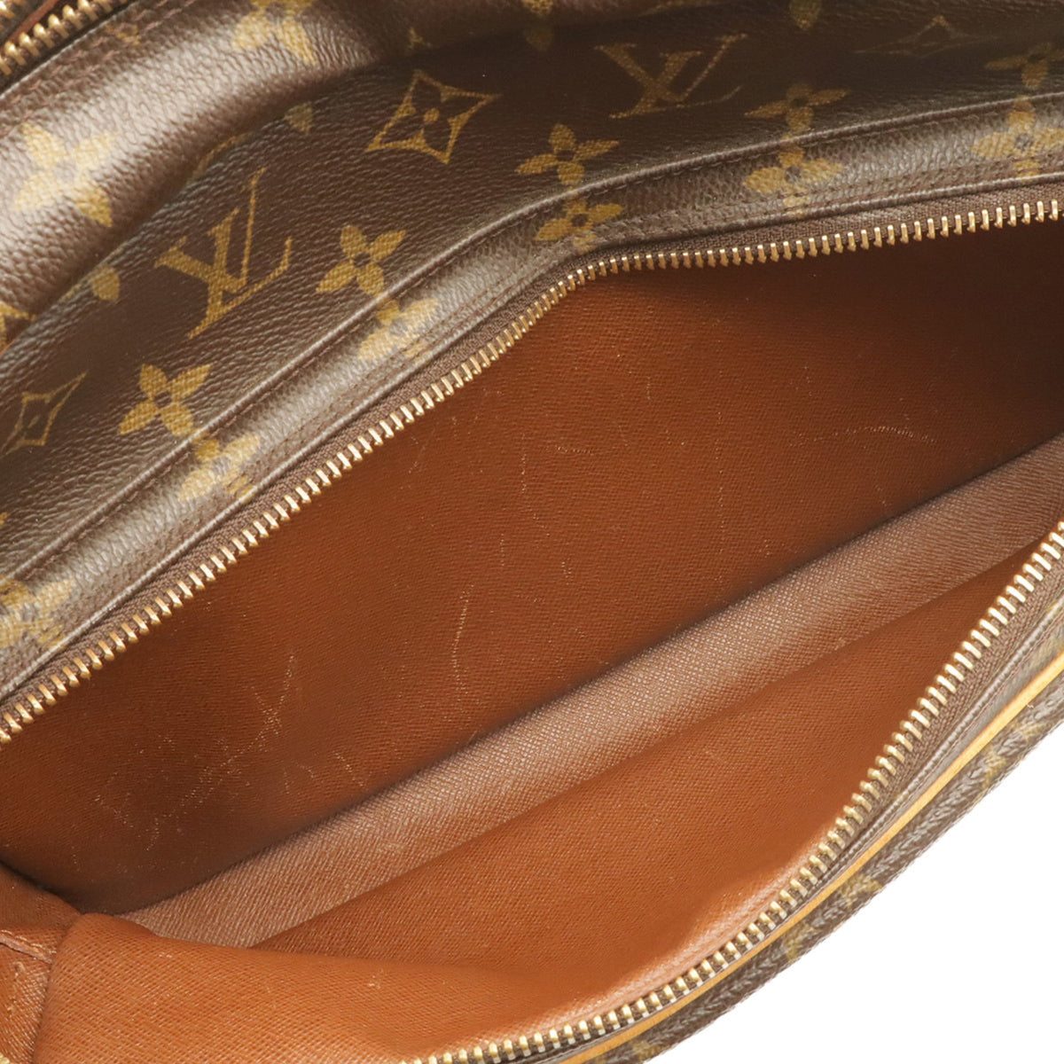 Louis Vuitton Brown Monogram Canvas Handbag Shoulder Bag (Pre-Owned)