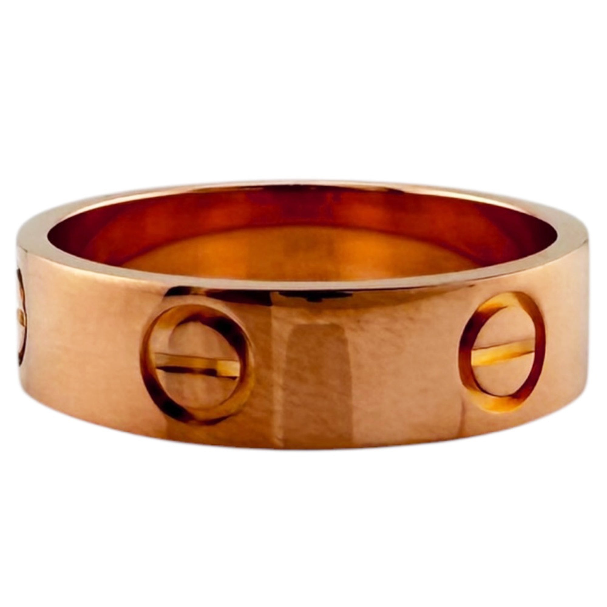 Cartier Pink Gold Pink Gold (18K) Band Ring (Pre-Owned)