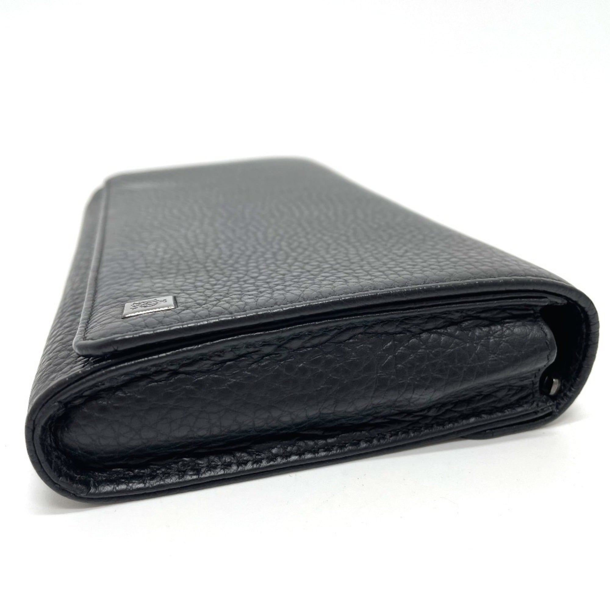 Dunhill Black Leather Pouch (Pre-Owned)
