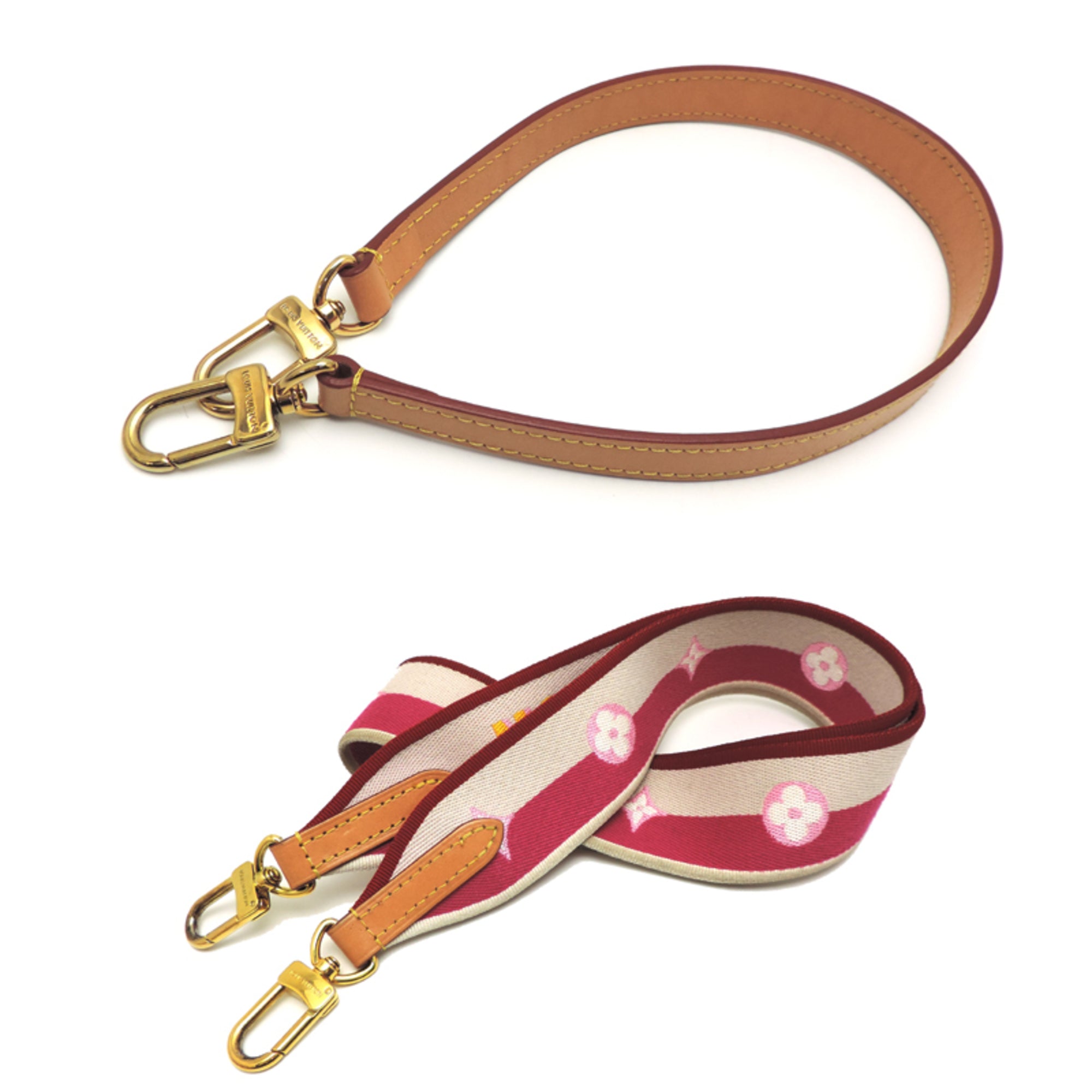 Louis Vuitton Brown Fuchsia Pink Monogram Shoulder Bag (Pre-Owned)