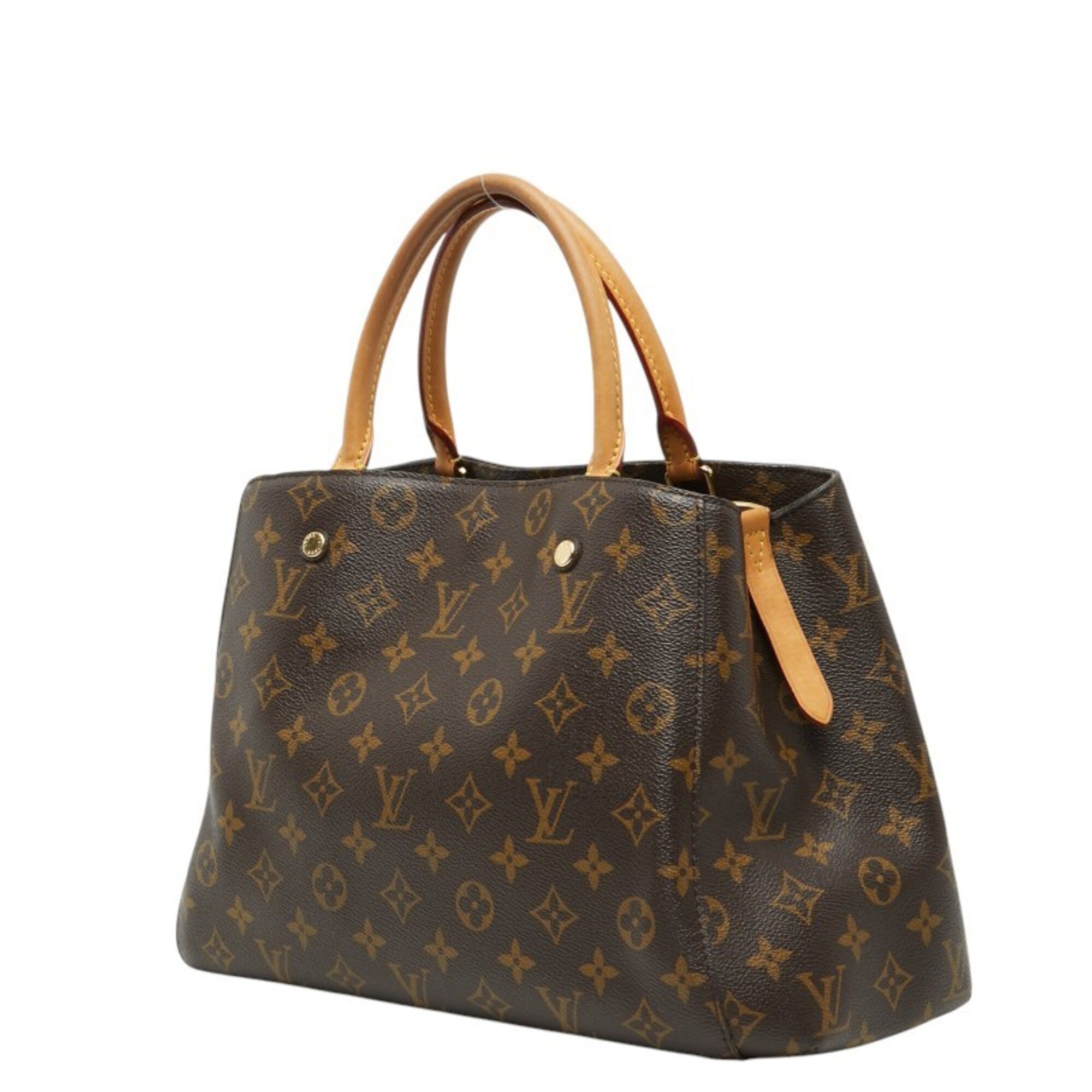 Louis Vuitton Brown Pvc Leather Handbag Shoulder Bag (Pre-Owned)