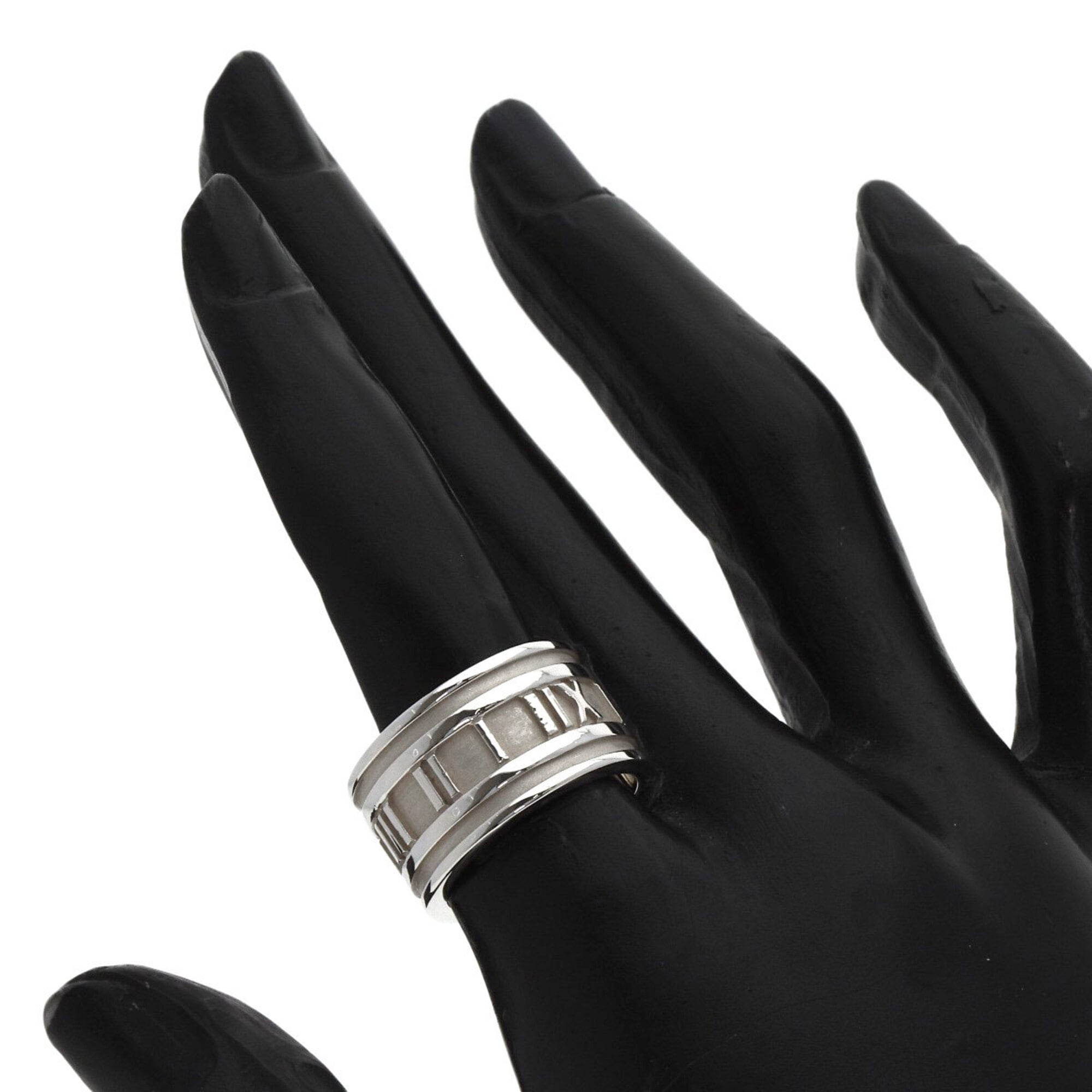 Tiffany Atlas Silver Band Ring (Pre-Owned)