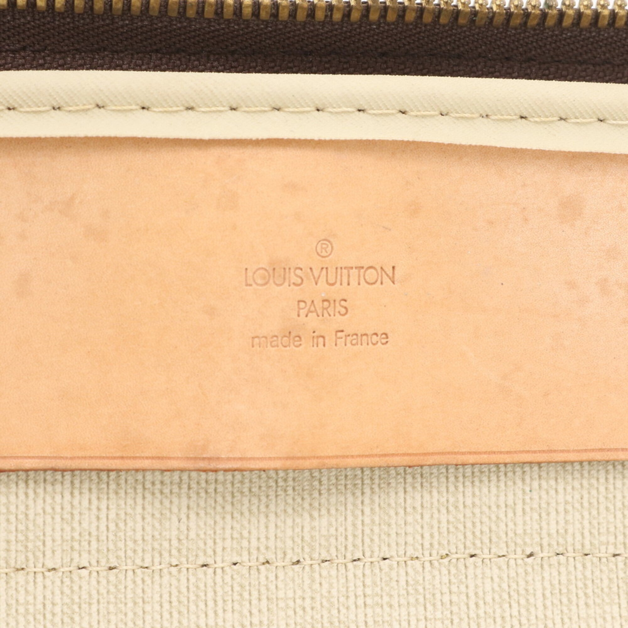 Louis Vuitton Brown Coated Canvas Leather Handbag (Pre-Owned)