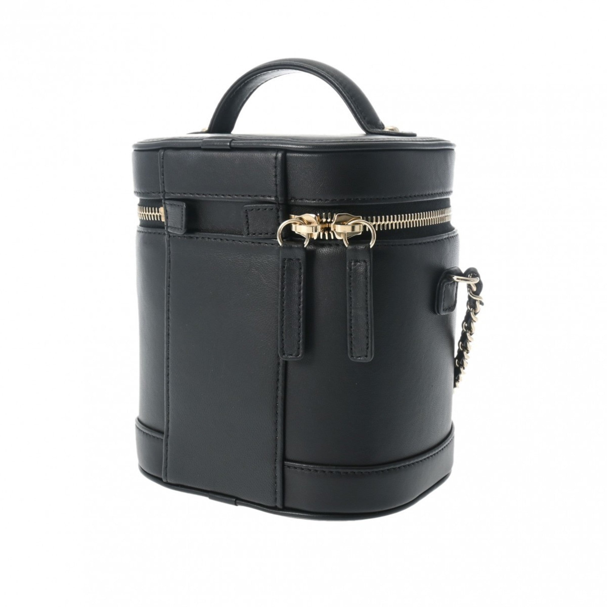 Chanel Black Leather Handbag (Pre-Owned)