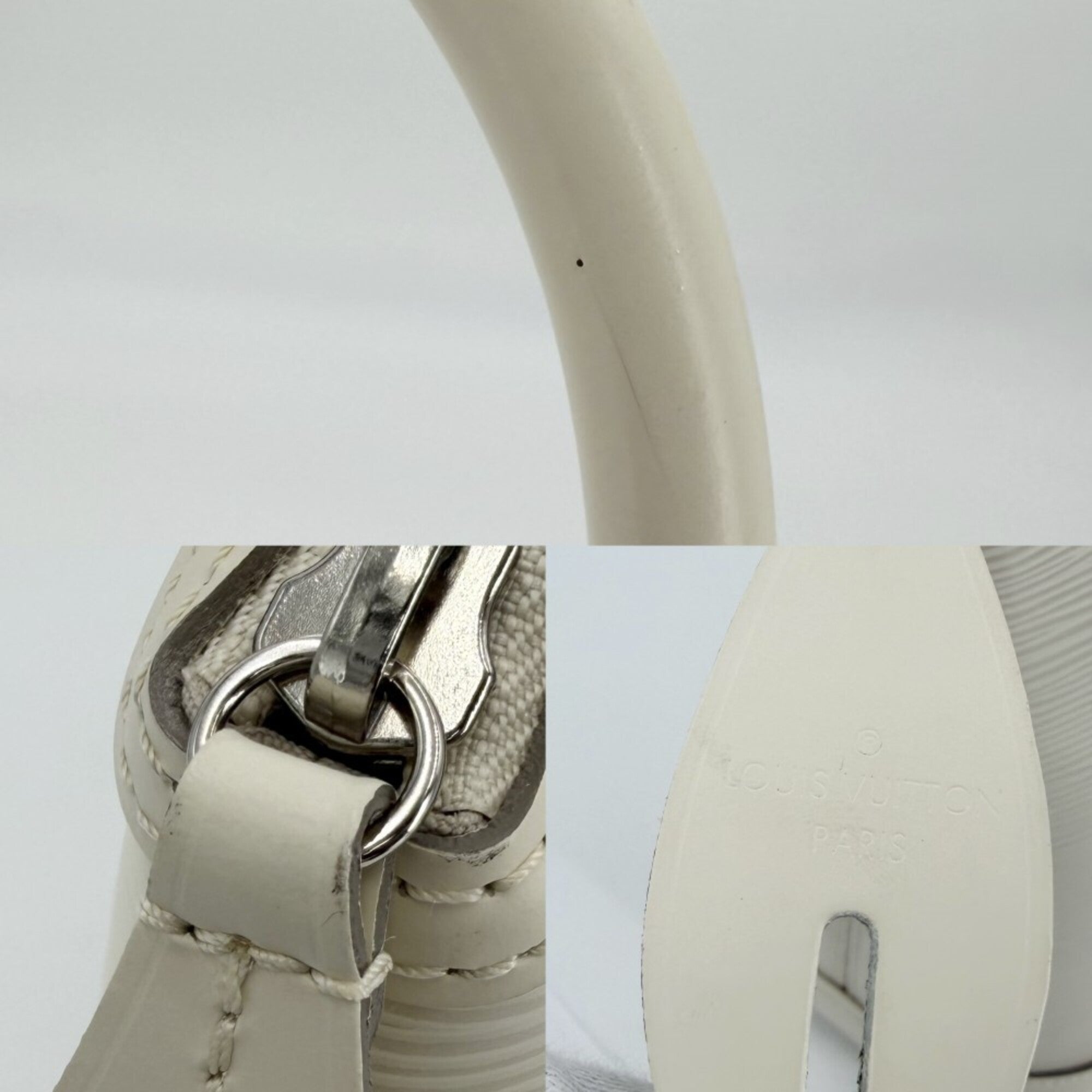 Louis Vuitton Epi Ivory Epi Leather Handbag Tote Bag (Pre-Owned)