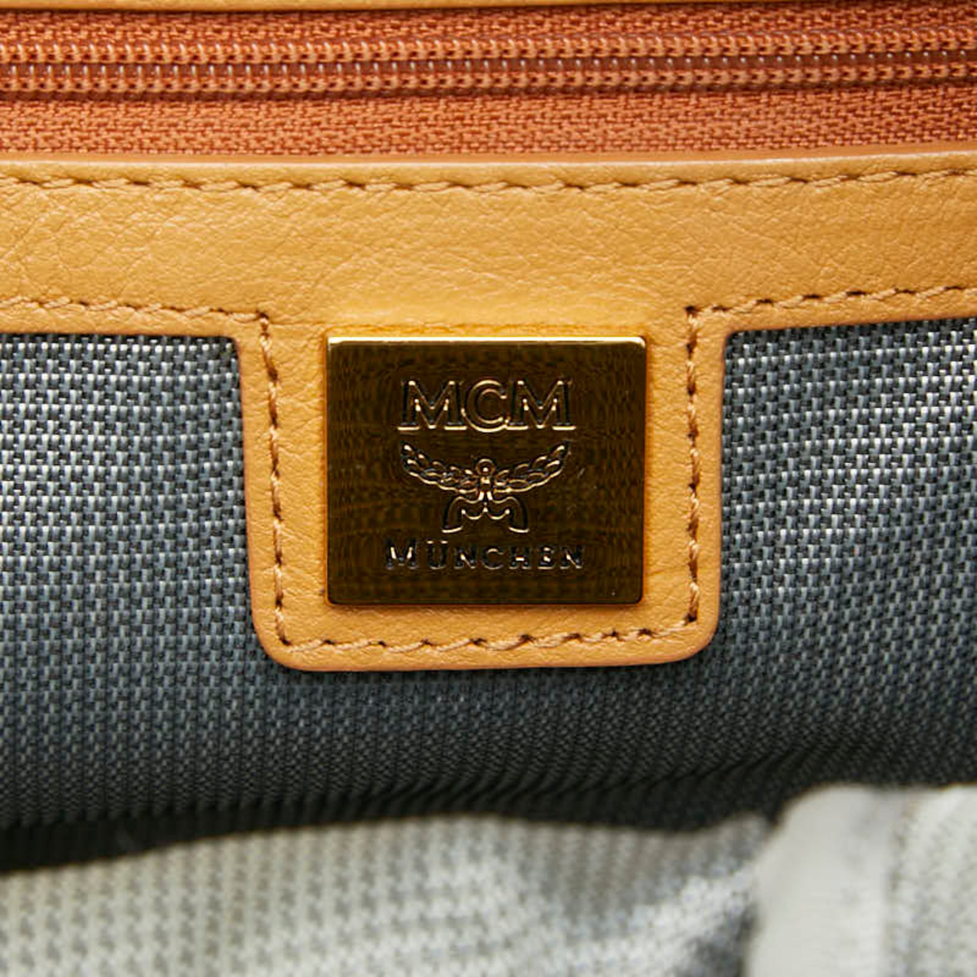 Mcm Brown Leather Backpack (Pre-Owned)
