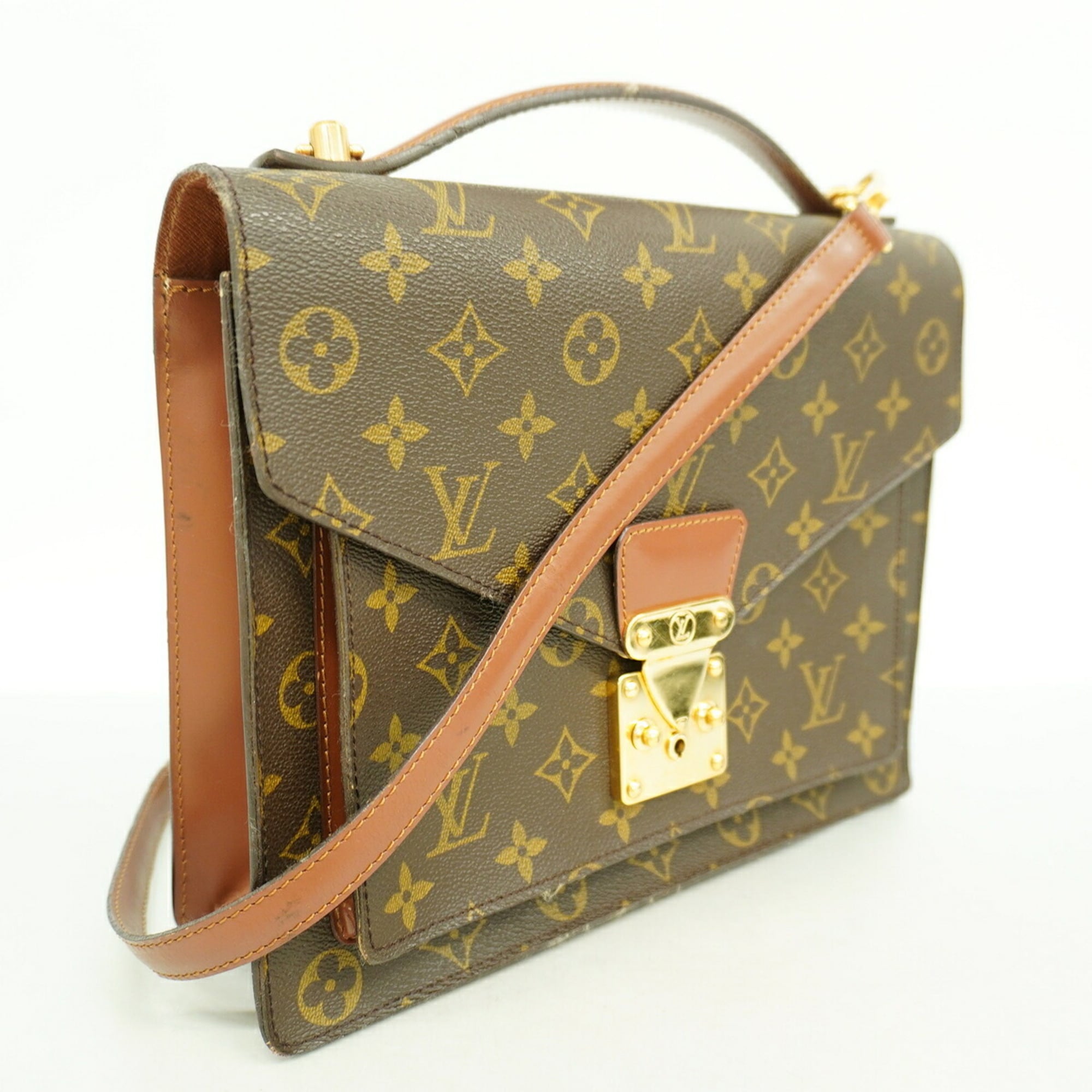 Louis Vuitton Brown Handbag (Pre-Owned)