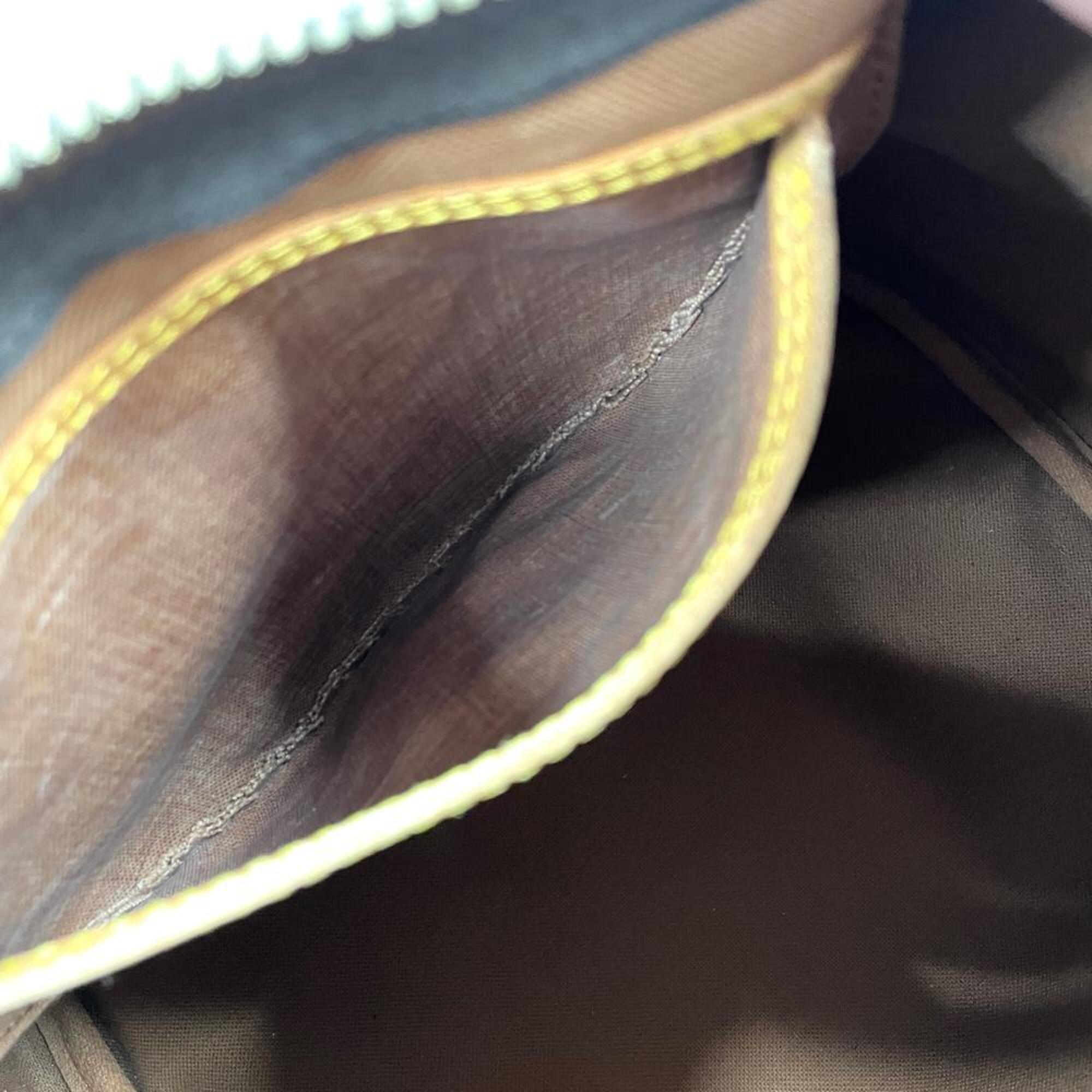 Louis Vuitton Brown Monogram Canvas Boston Bag (Pre-Owned)