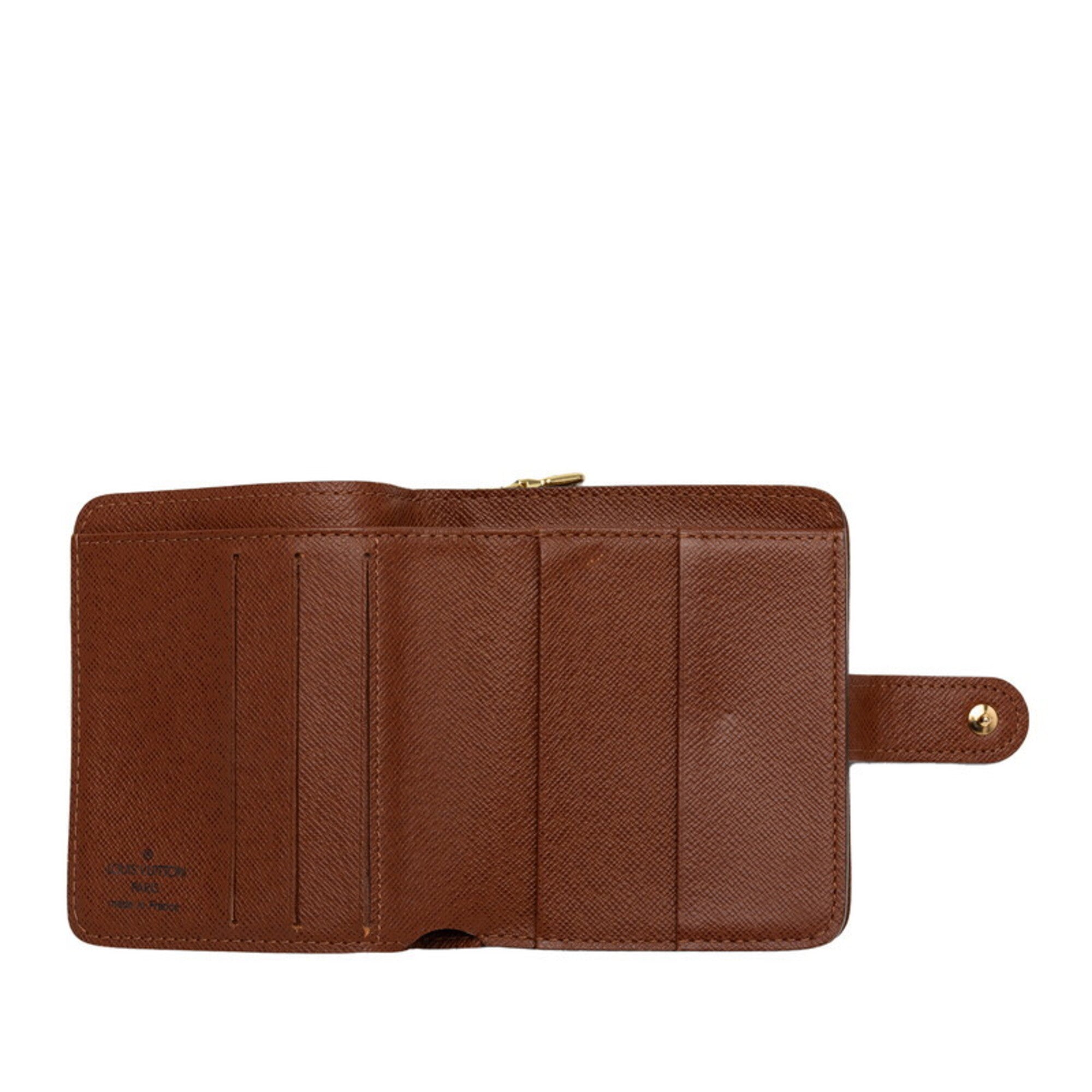 Louis Vuitton Brown Monogram Pvc Leather Wallet (Bi-Fold) (Pre-Owned)