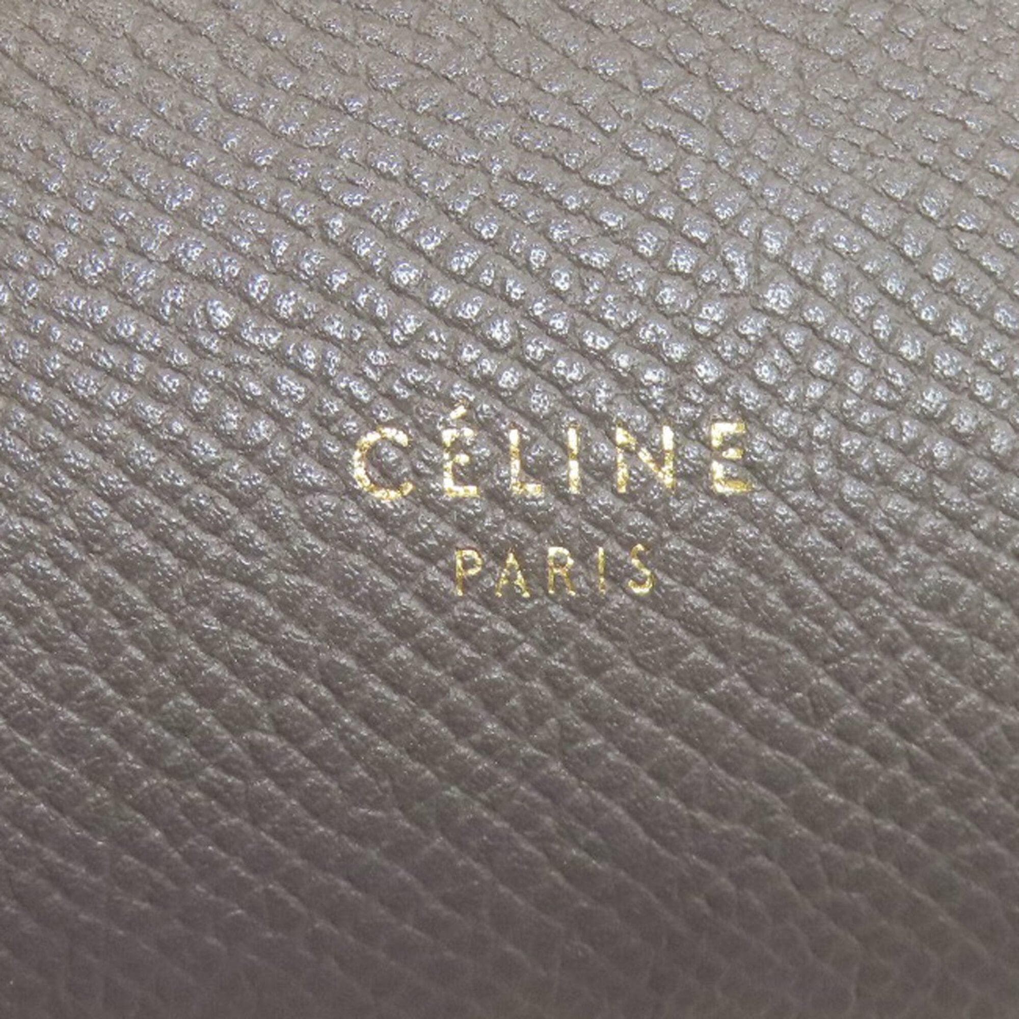 Celine Gray Leather Handbag (Pre-Owned)
