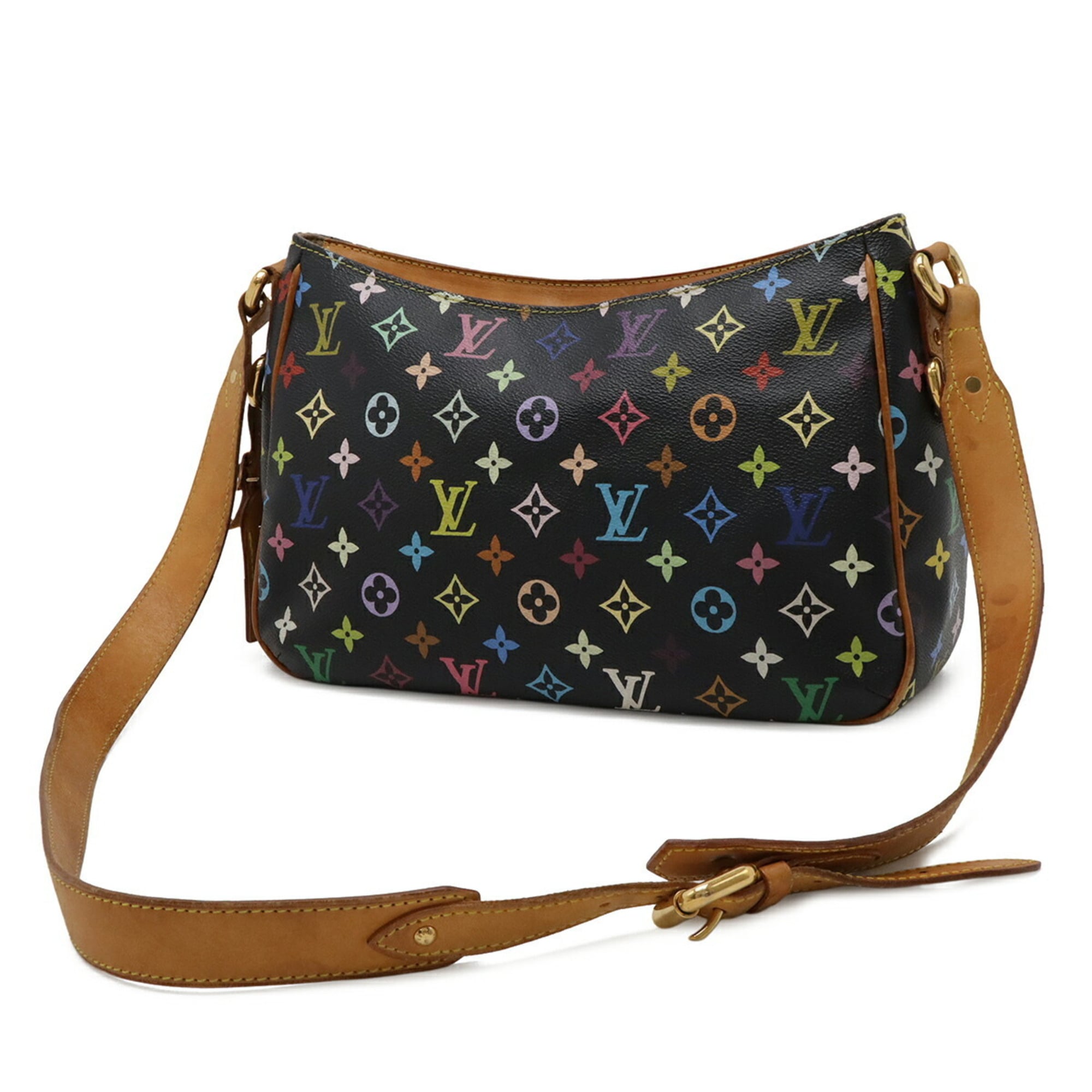 Louis Vuitton Black Noir Monogram Canvas Shoulder Bag (Pre-Owned)