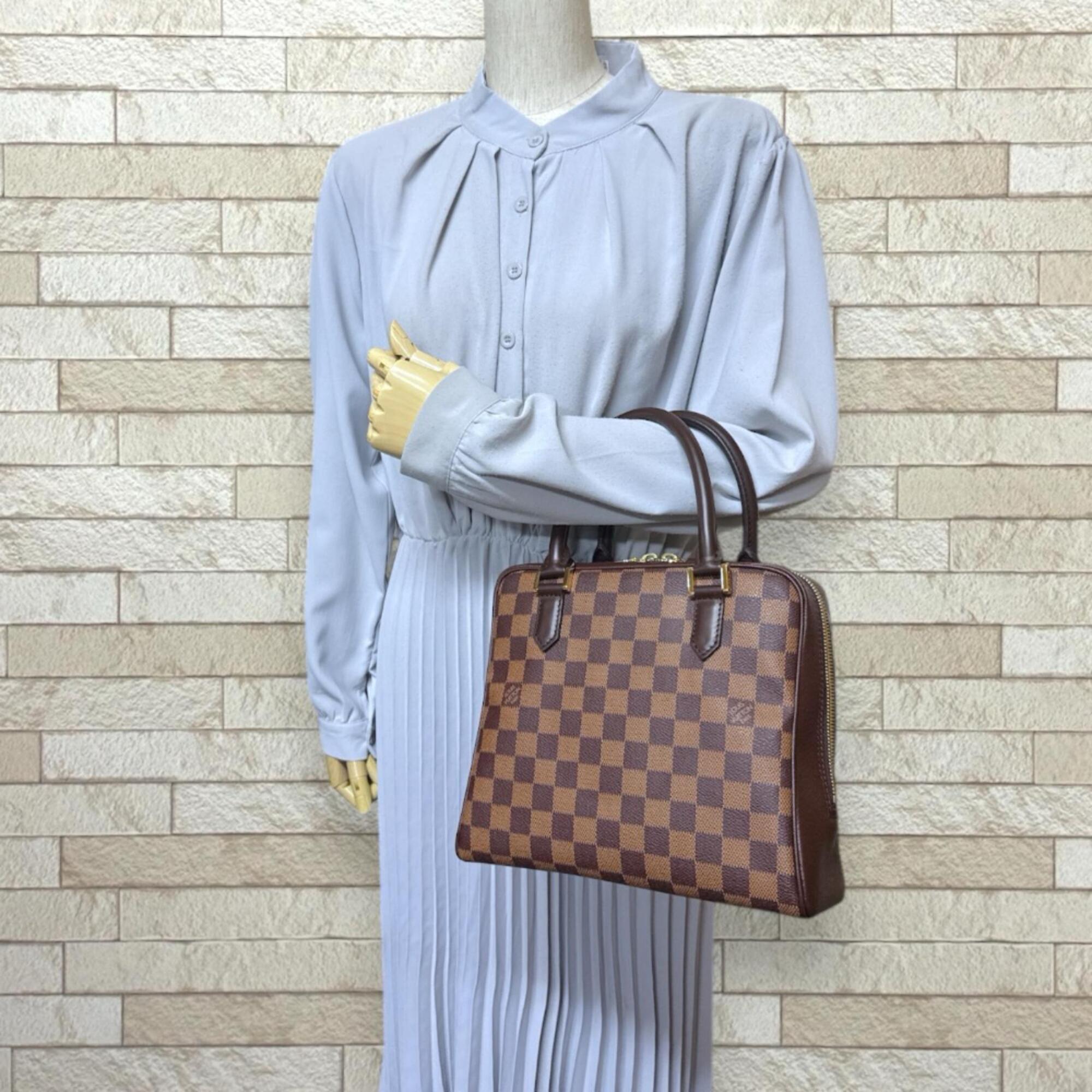 Louis Vuitton Brown Damier Canvas Damier Canvas Handbag (Pre-Owned)